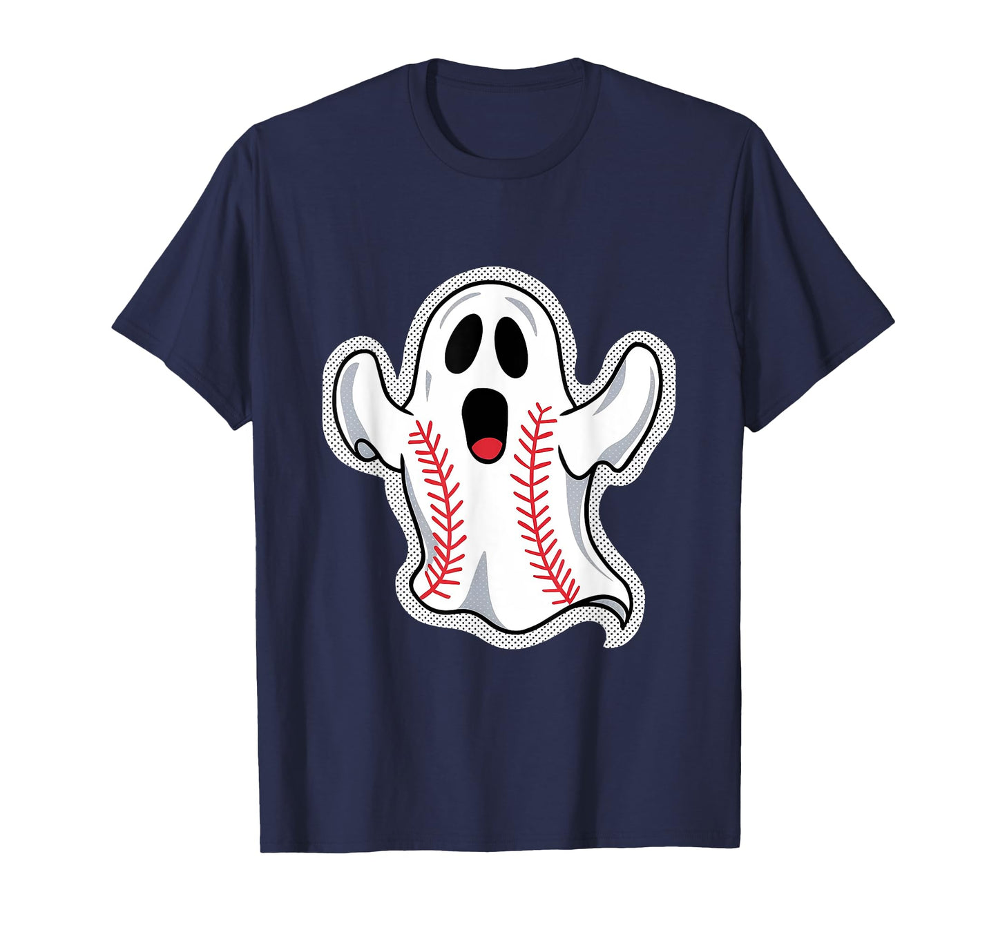 Halloween costume of a baseball ghost baseball lover T-Shirt