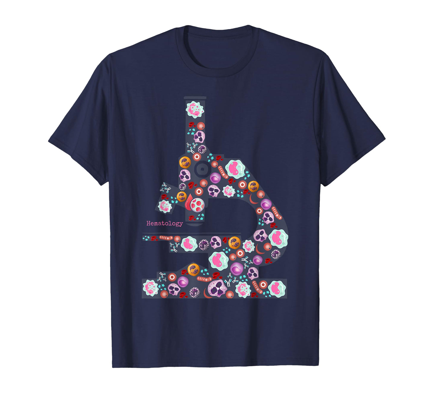 Hematology Microscope Hematologist Laboratory Science T-Shirt