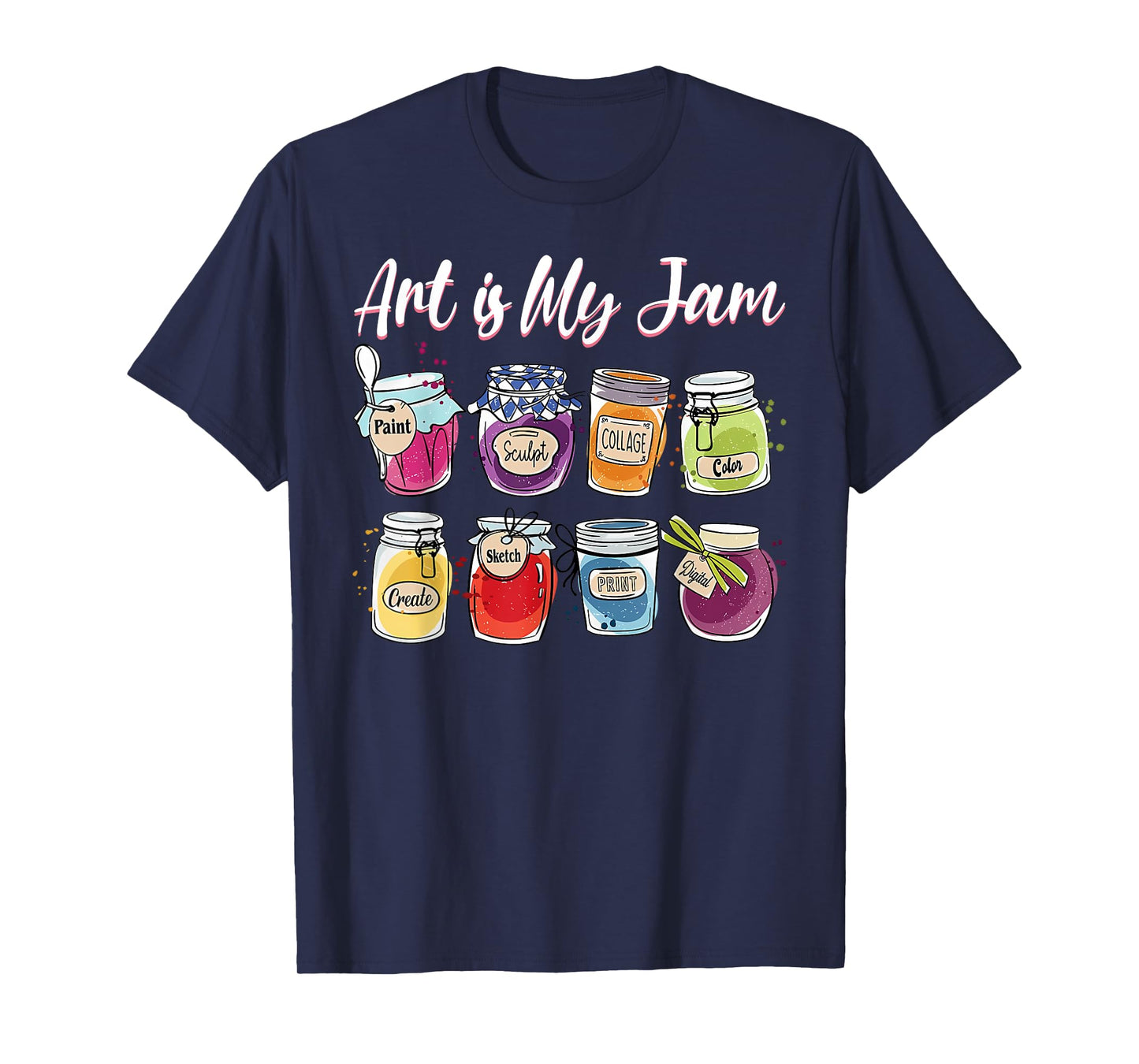 Retro Art Is My Jam Art Teacher Steam Teacher Specials Team T-Shirt
