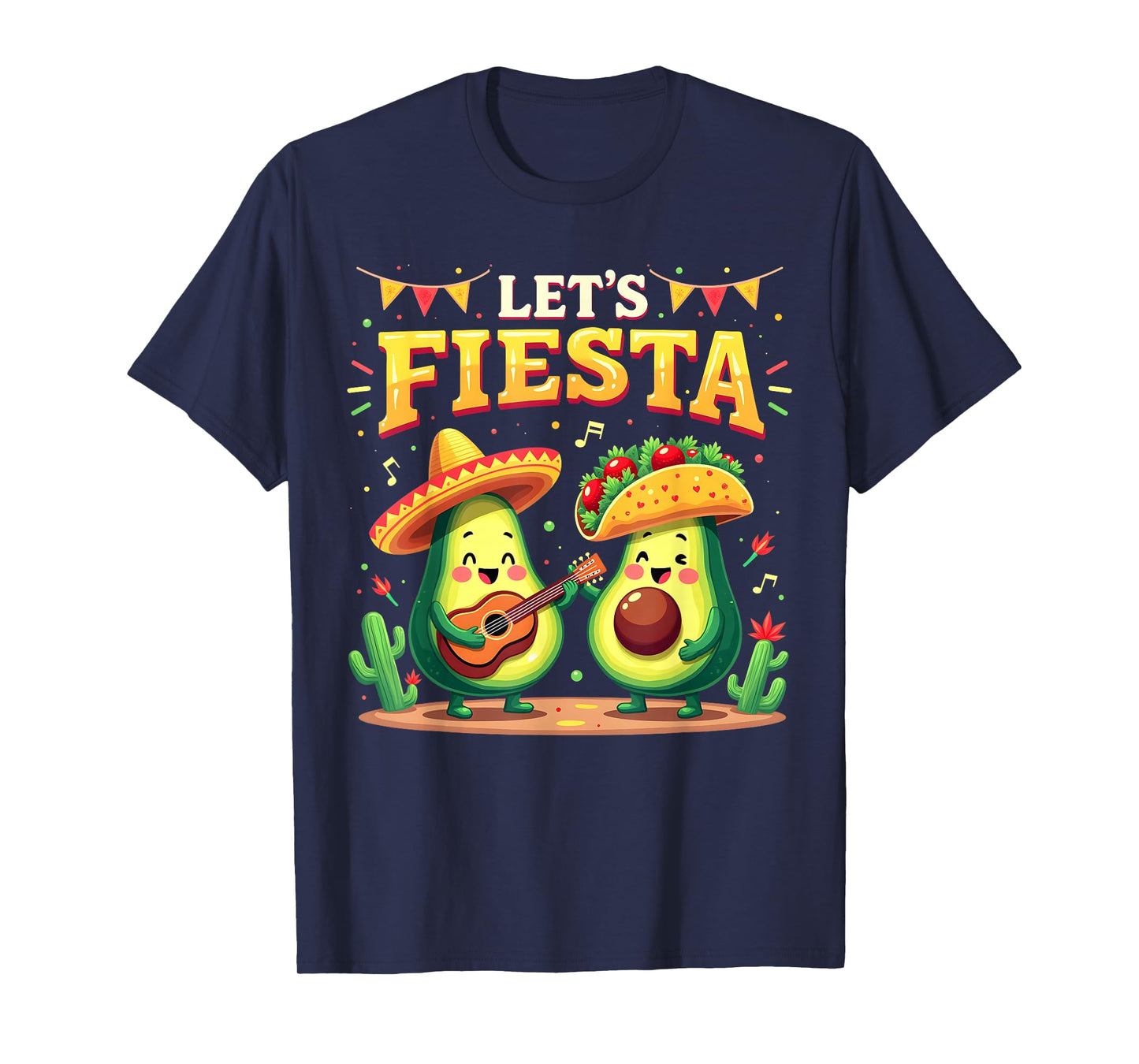 Lets Fiesta 5 Cinco De Mayo For Women Men Boys Girls Mexican T-Shirt