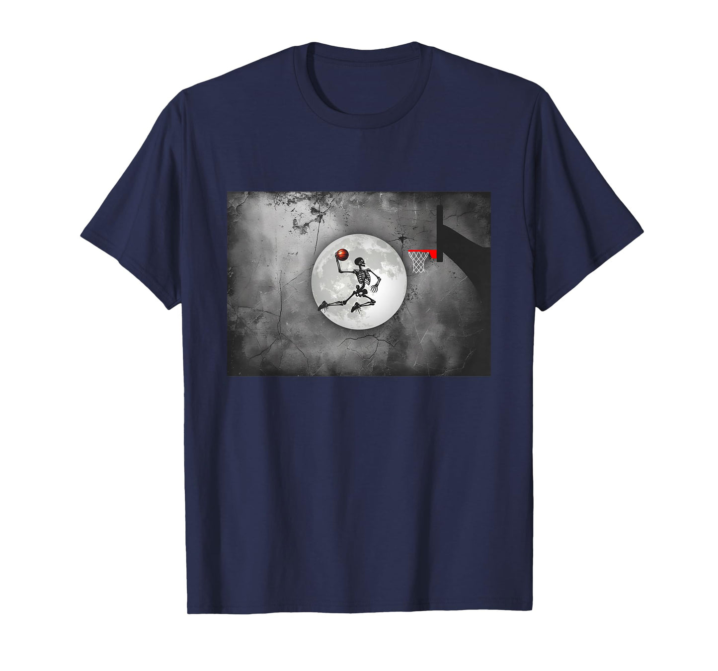 Skeleton Basketball T-Shirt