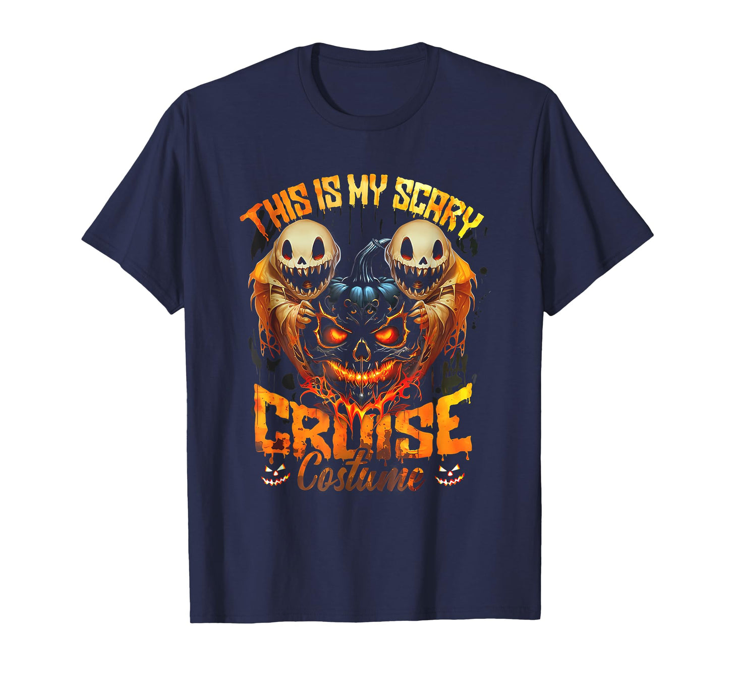 This Is My Scary Cruise Costume Devil Ghost Horror Halloween T-Shirt