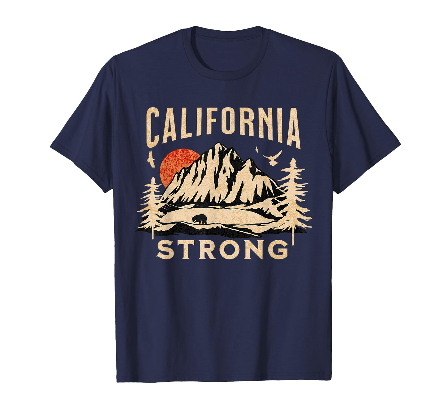 California Strong Grizzly Bear T-Shirt
