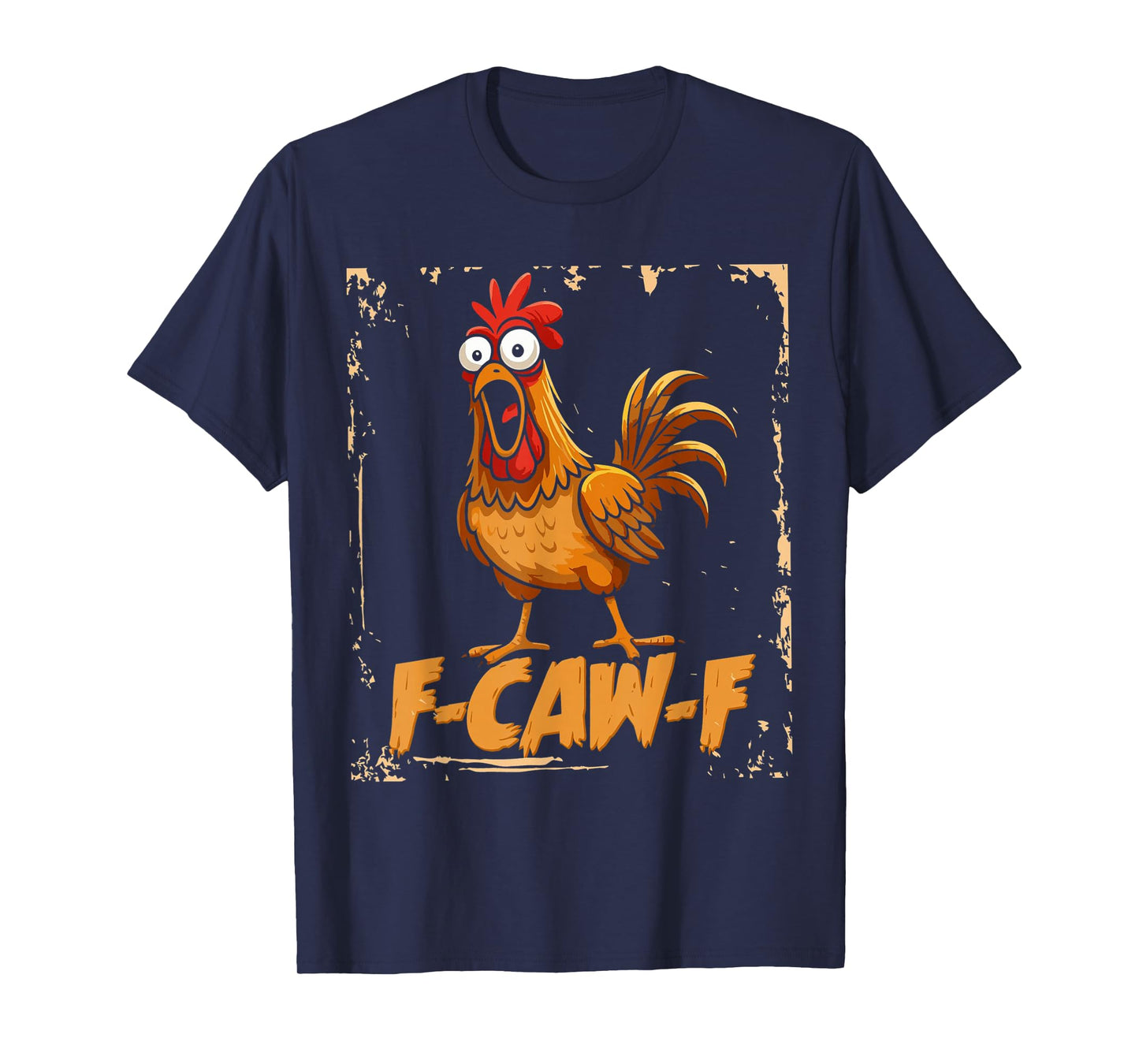 Funny F-Caw-F Chicken FCAWF Rooster Halloween Bird Crow T-Shirt