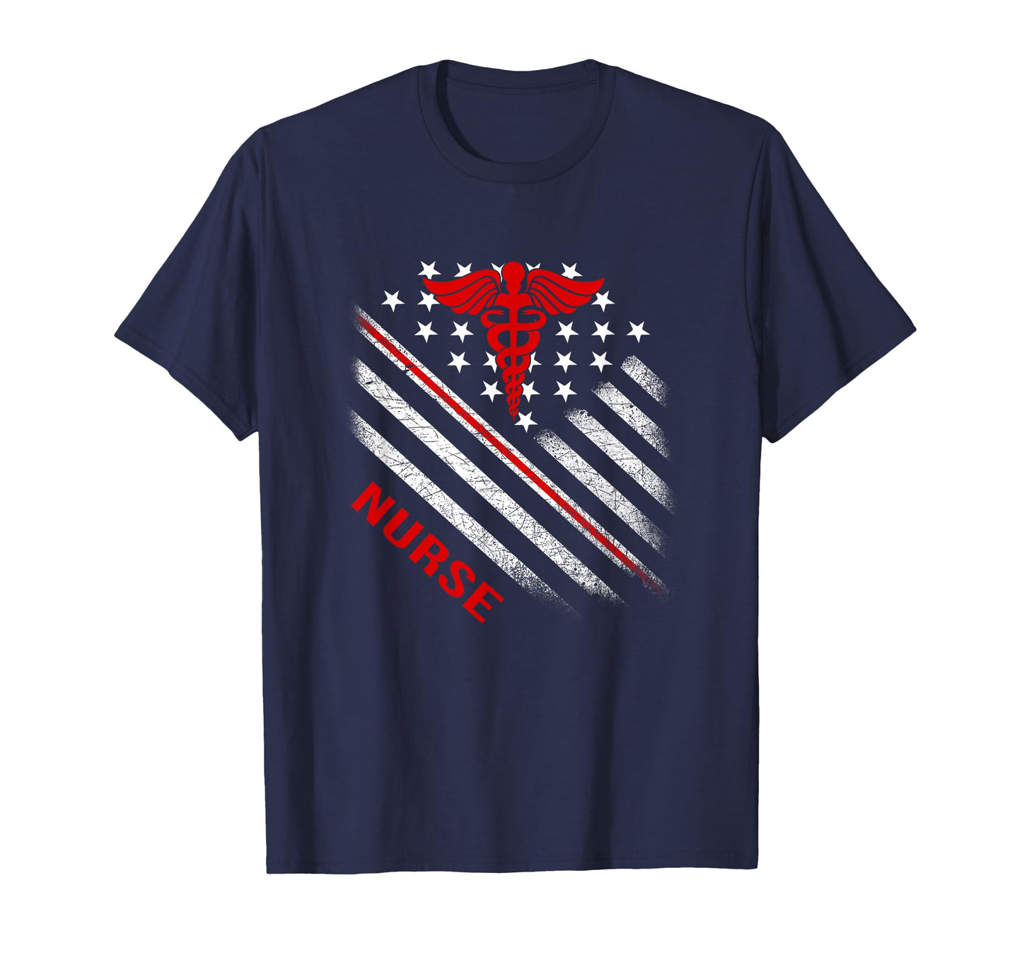 American Flag Patriotic Nurse Nurses Nursing Student T-Shirt