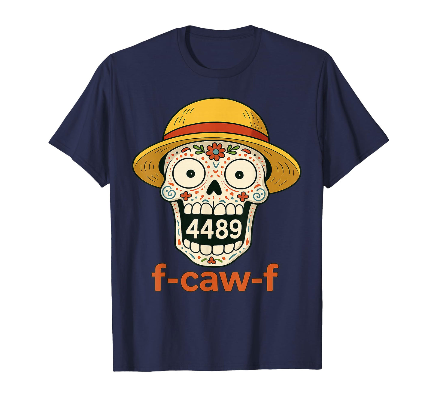 SEIS Siete Mexican Los Muertos Calaveras Sugar Skull 67 Boys T-Shirt