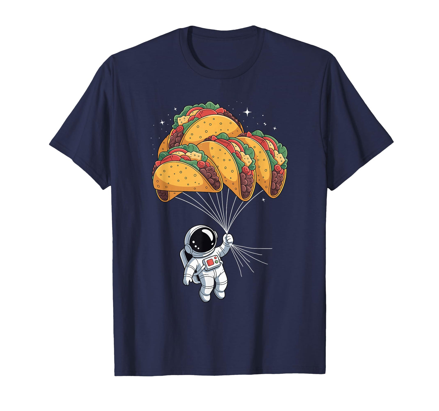 Astronaut Floating Taco Mexican Food Tacos T-Shirt
