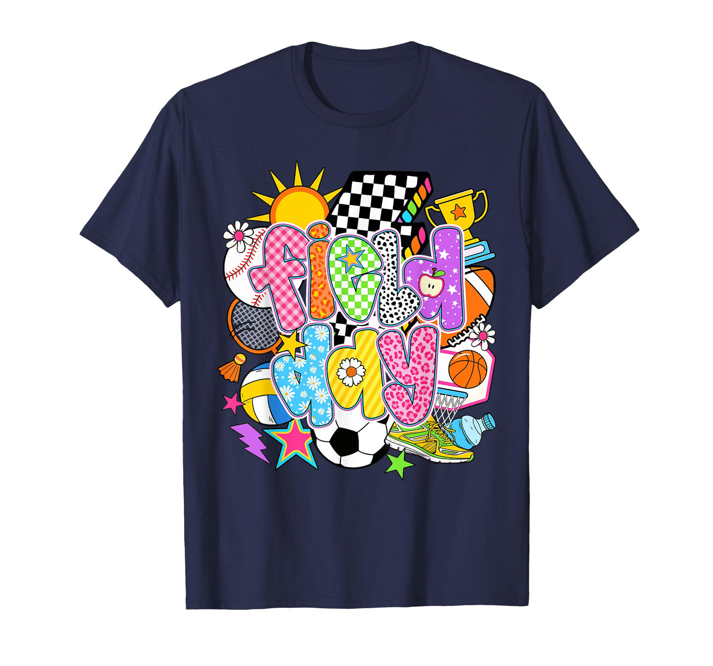 Field Day Fun Day Let The Games Begin Field Trip Teacher Kid T-Shirt