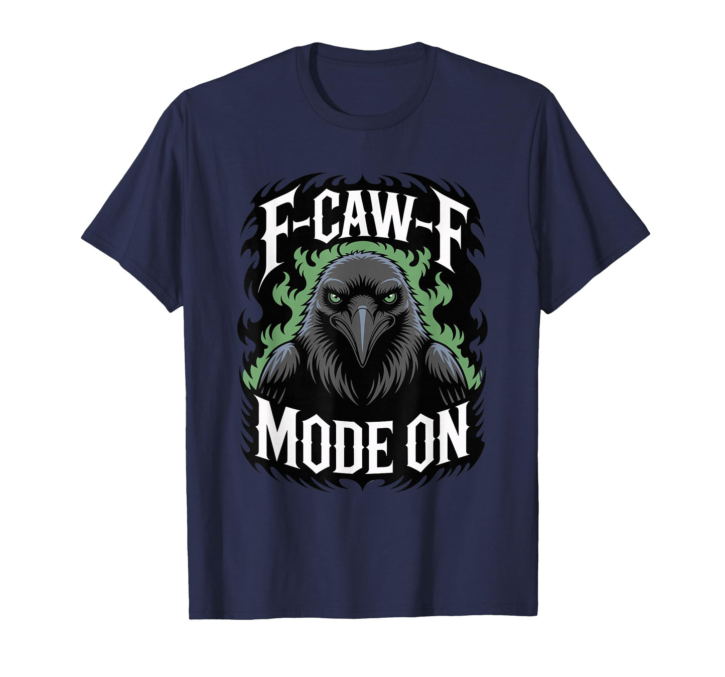 F-Caw-F Black Crow Blackbird FCAWF T-Shirt