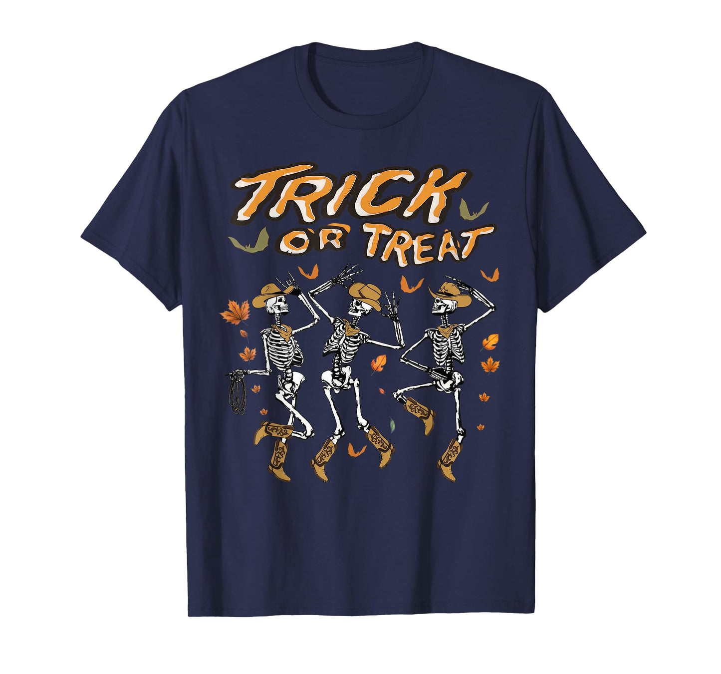 Howdy Ghouls Dancing Cowboy Skeleton Cowboy T-Shirt