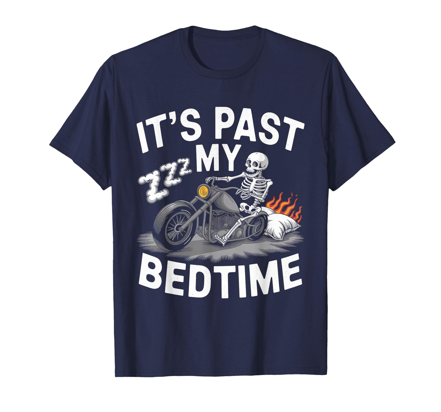Funny Tshirt Men Humor Skeleton Meme Sarcastic Ironic Tired T-Shirt
