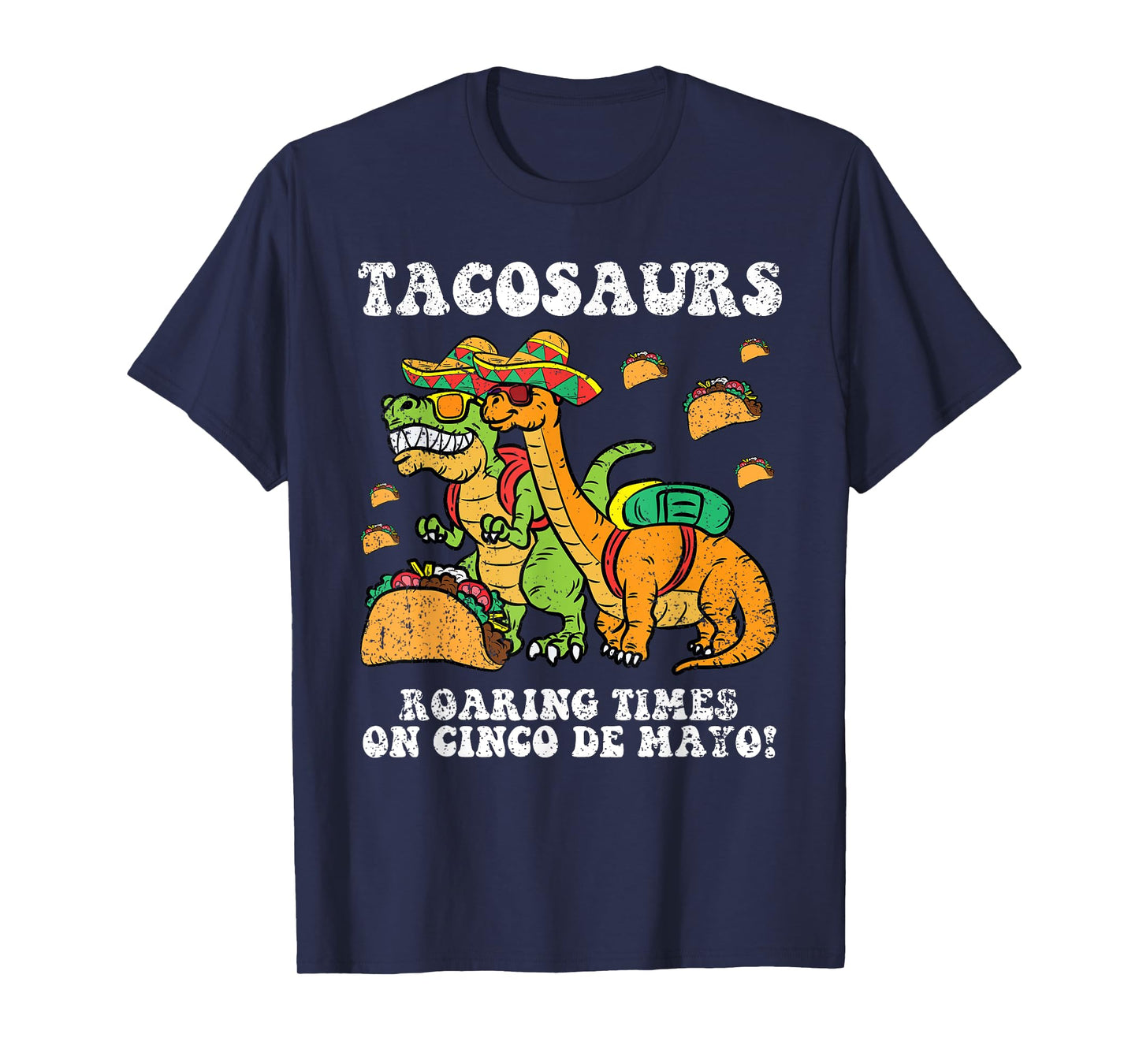 Tacosaurs Cinco De Mayo Dinosaur Taco Mexican Toddler Boys T-Shirt