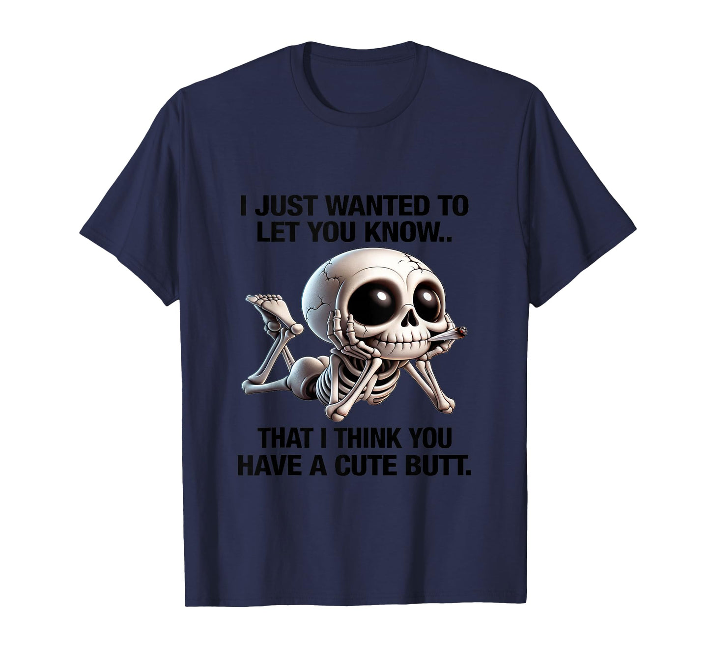 Skull I Just Wanted to Let You Know That I Think Tank Top