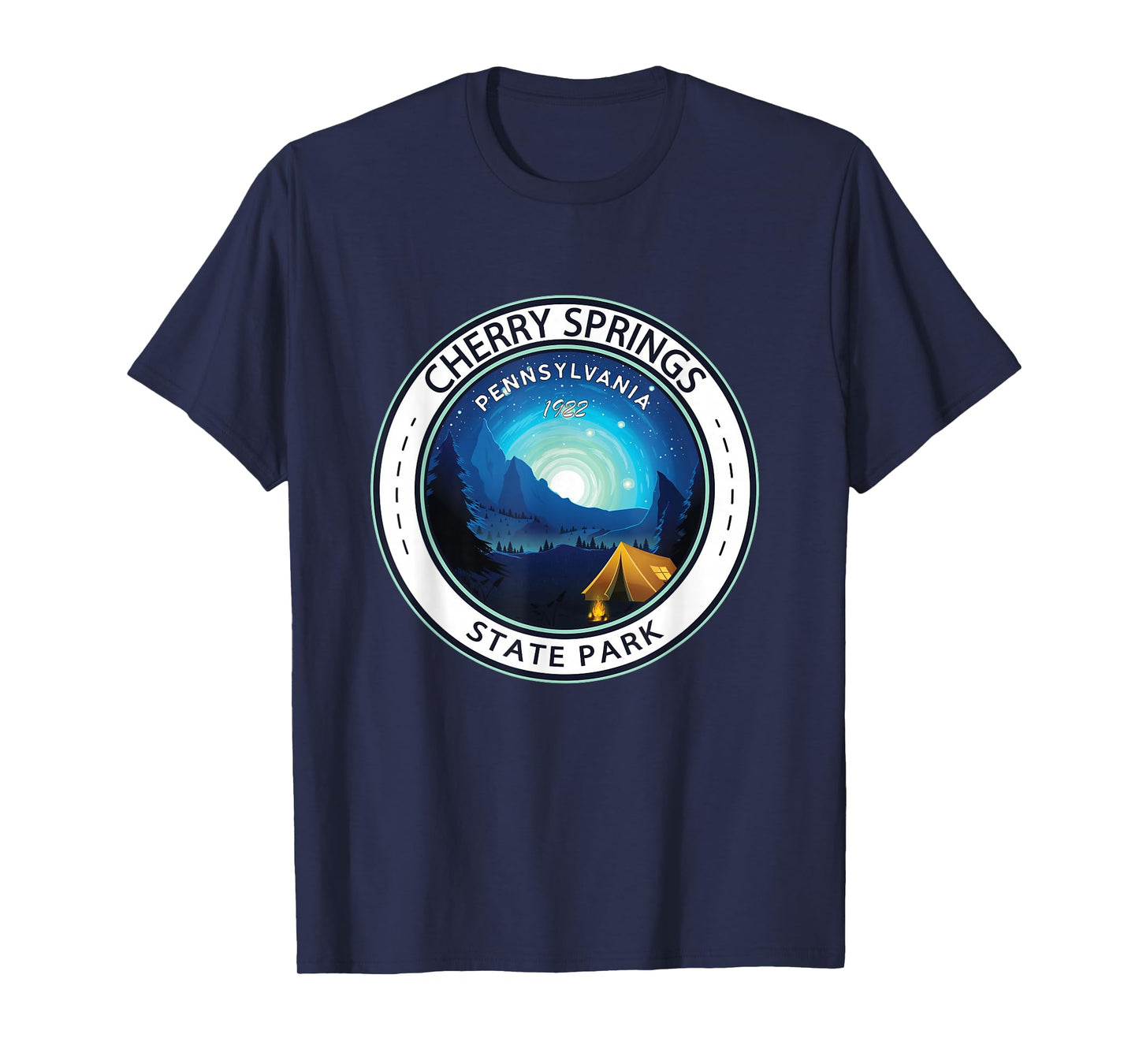 Cherry Springs State Park Pennsylvania Badge Vintage T-Shirt
