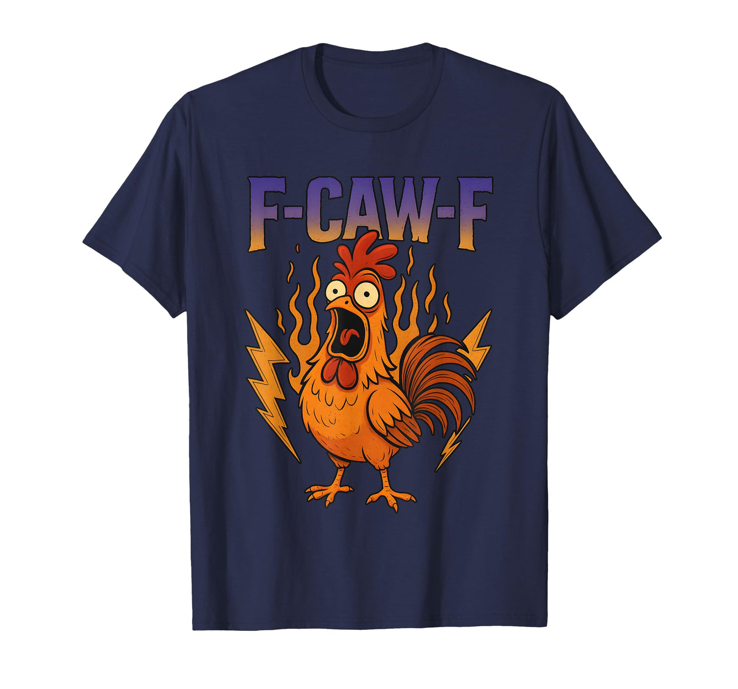 F-Caw-F Funny Chicken Humor Rooster F-Caw-F Meme Halloween T-Shirt