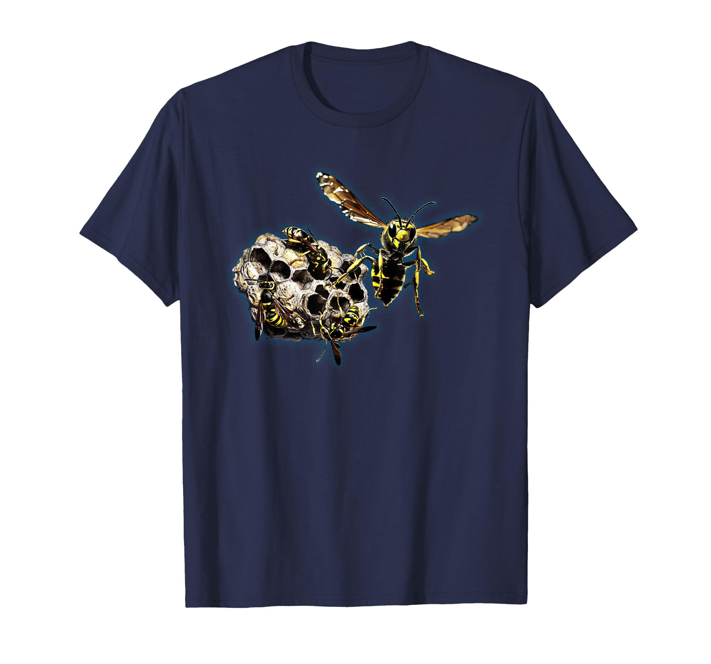Wasp Hive nature lover insect wasps bees nest graphic art T-Shirt