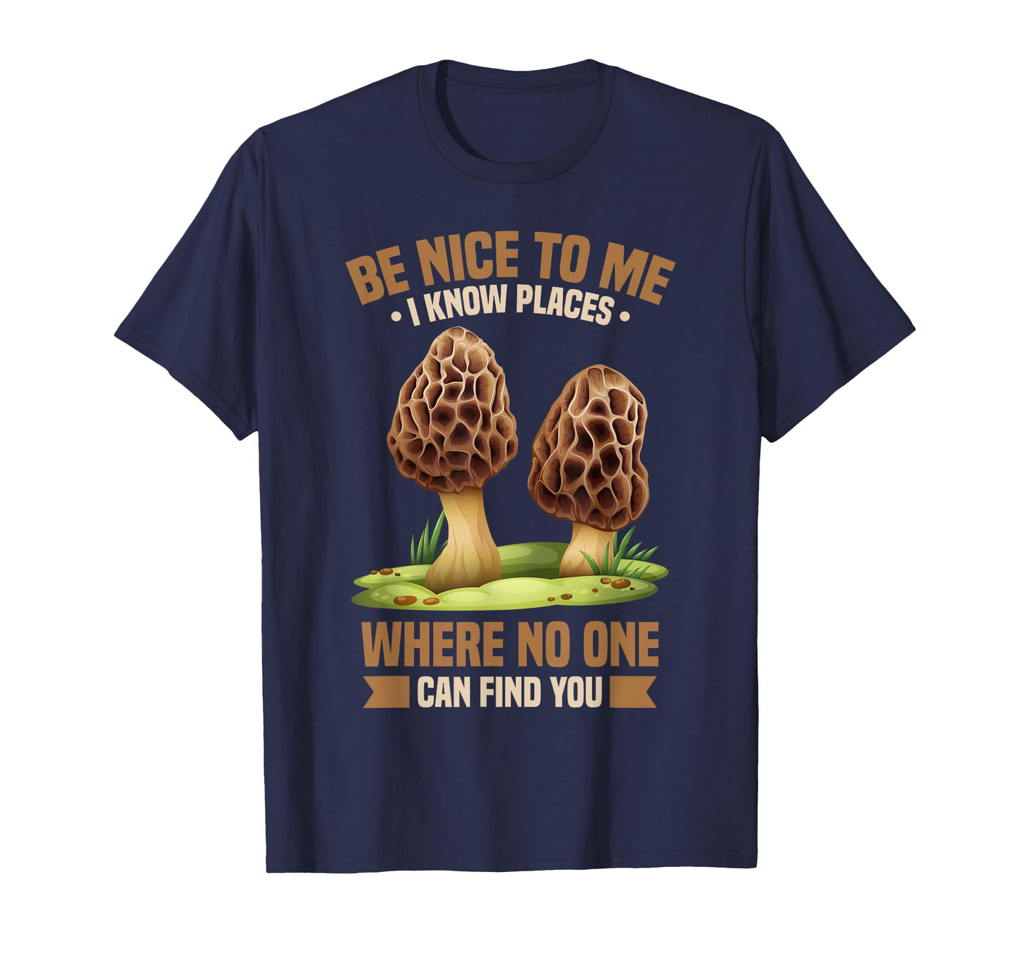 Funny Mushrooms Morel Hunter T-Shirt