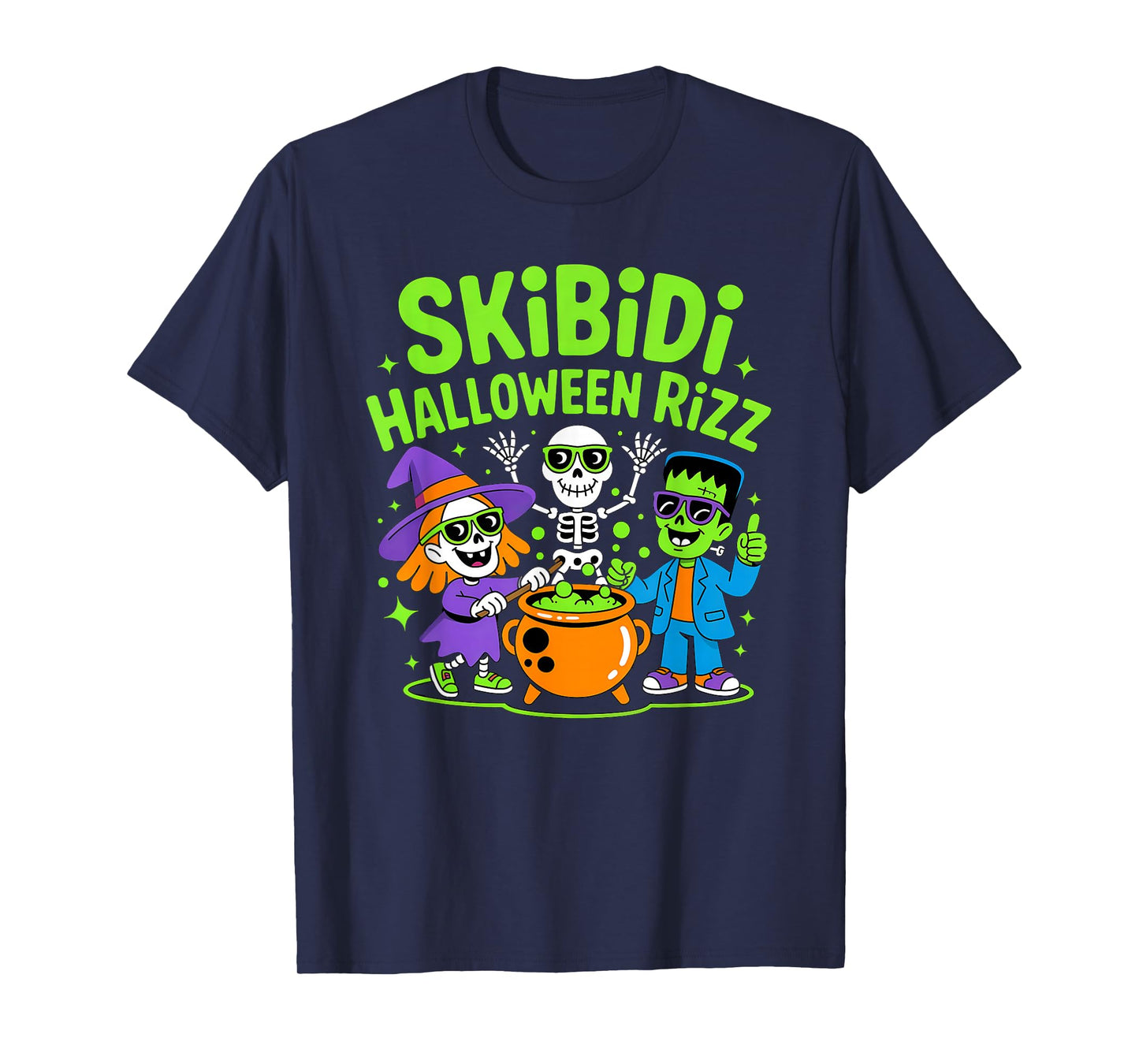 Skibidi Halloween Rizz - Funny Halloween Rizz Shirt T-Shirt