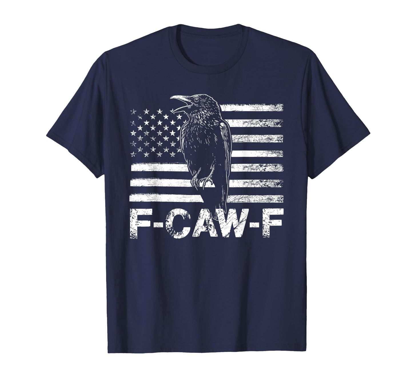 F Caw F Funny Meme Gothic Halloween 2025 T-Shirt