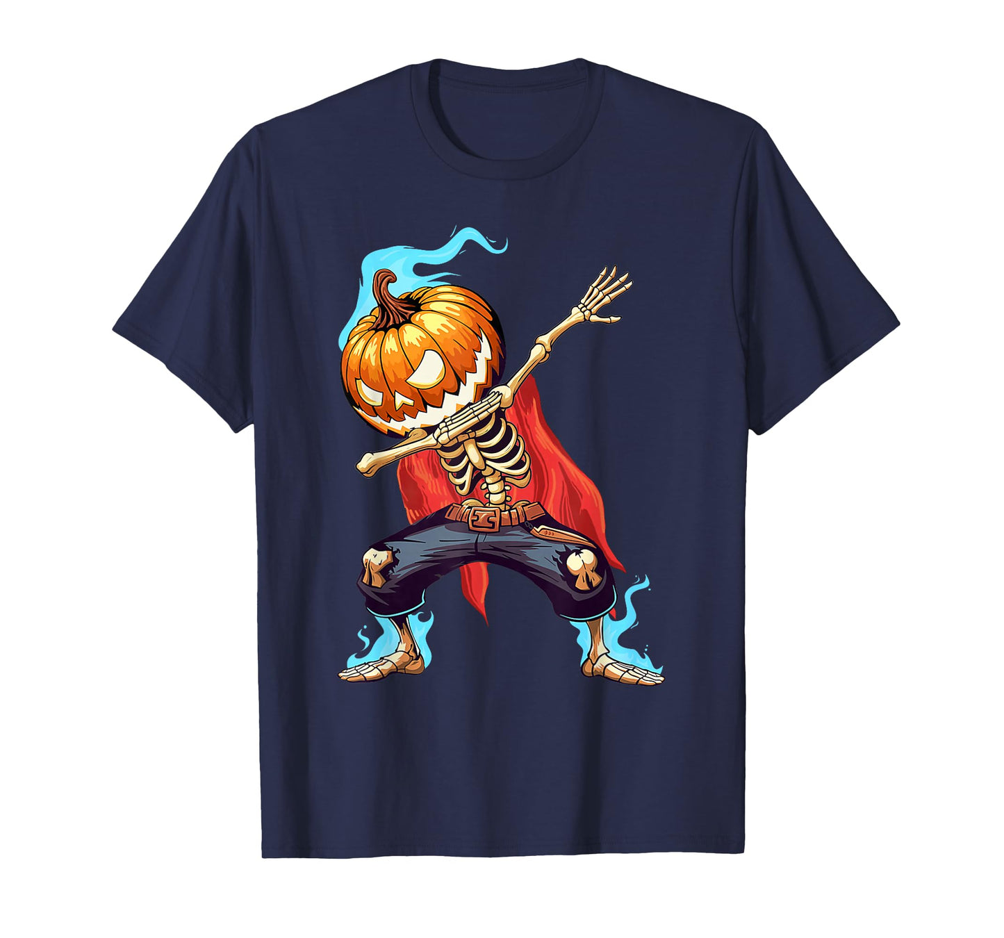 Dabbing Halloween Skeleton Monster Dab Spooky Boys Halloween T-Shirt