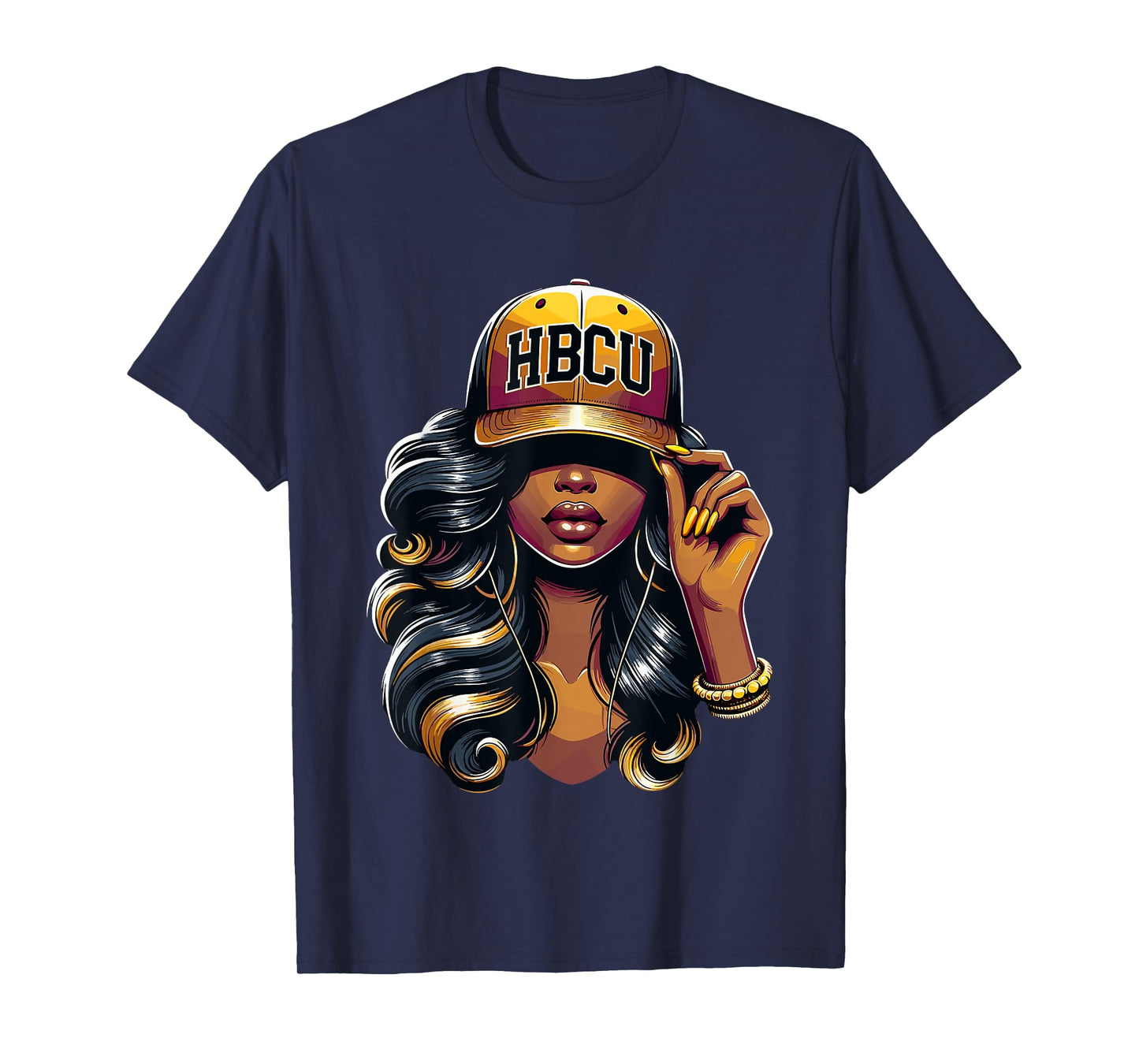 Beautiful Black Educated Girl HBCU T-Shirt