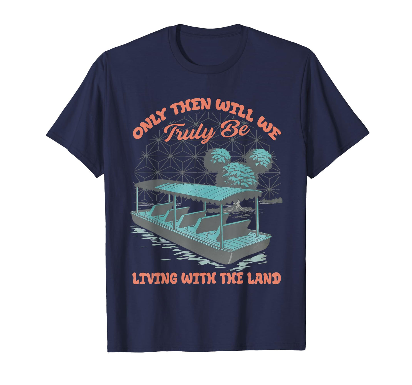 Epcot Boat Nature Truly Living with The Land T-Shirt