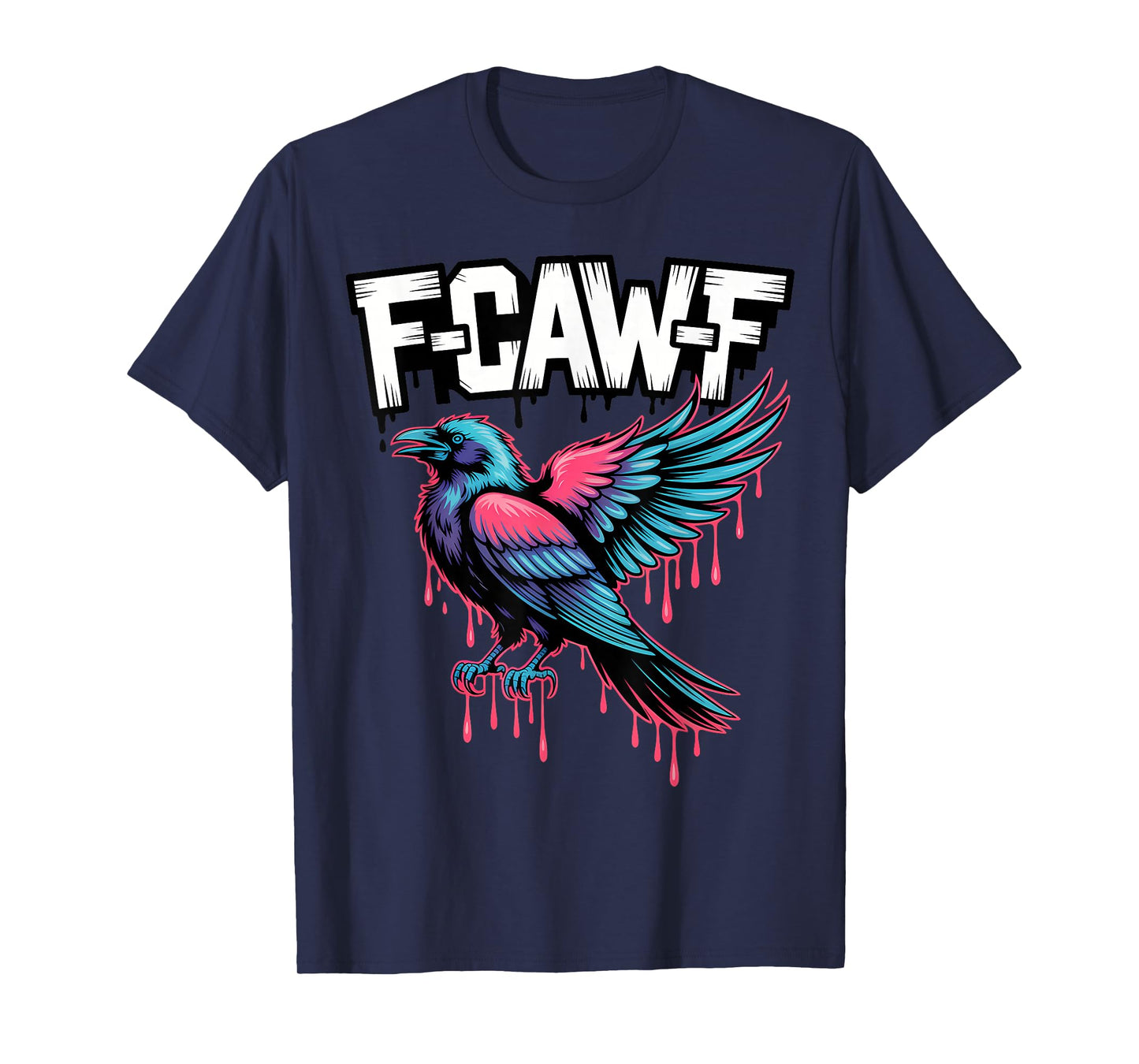 F-Caw-F Vibrant Raven T-Shirt