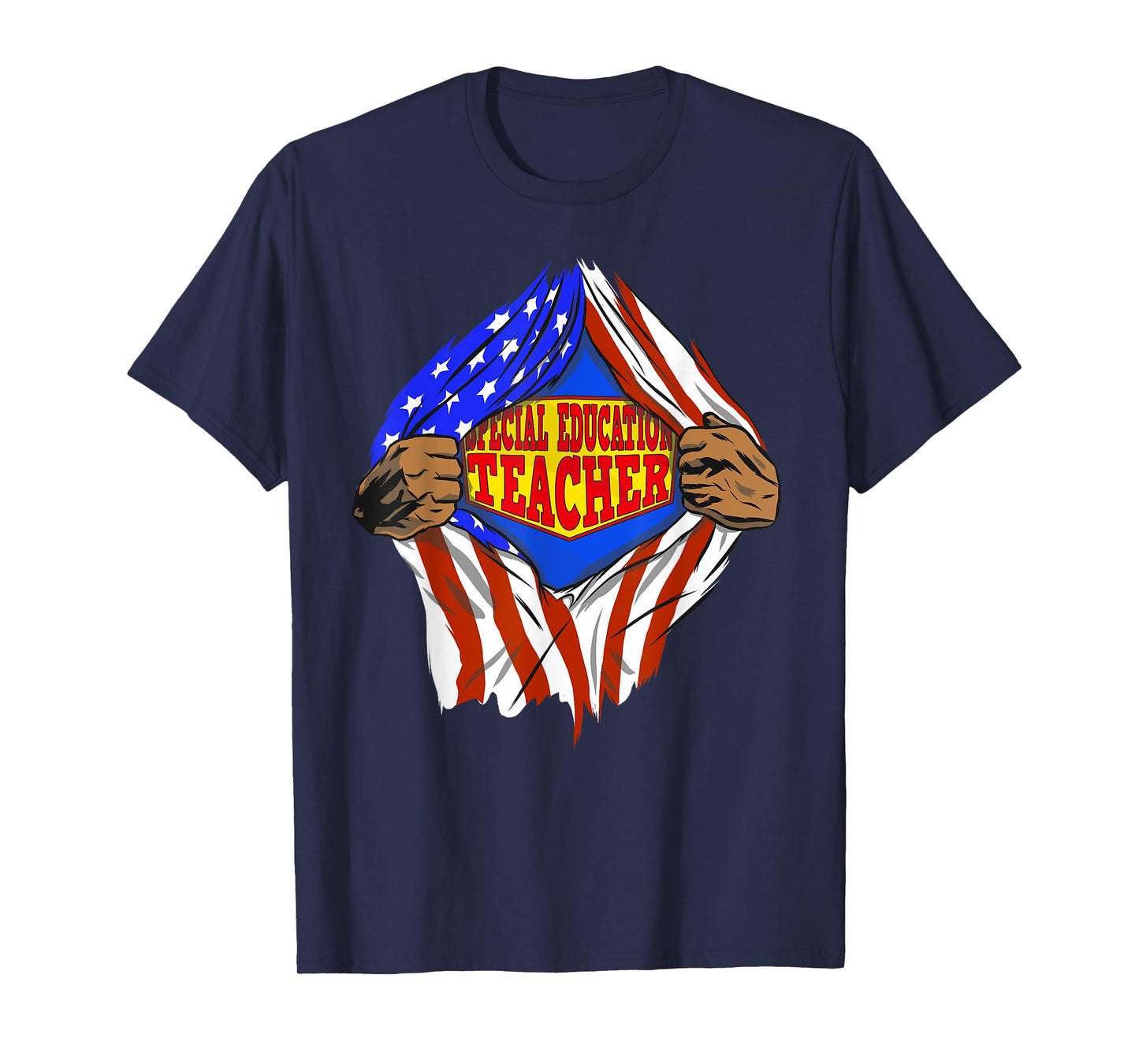 Funny Super Special Education Teacher Hero Job Men Women T-Shirt