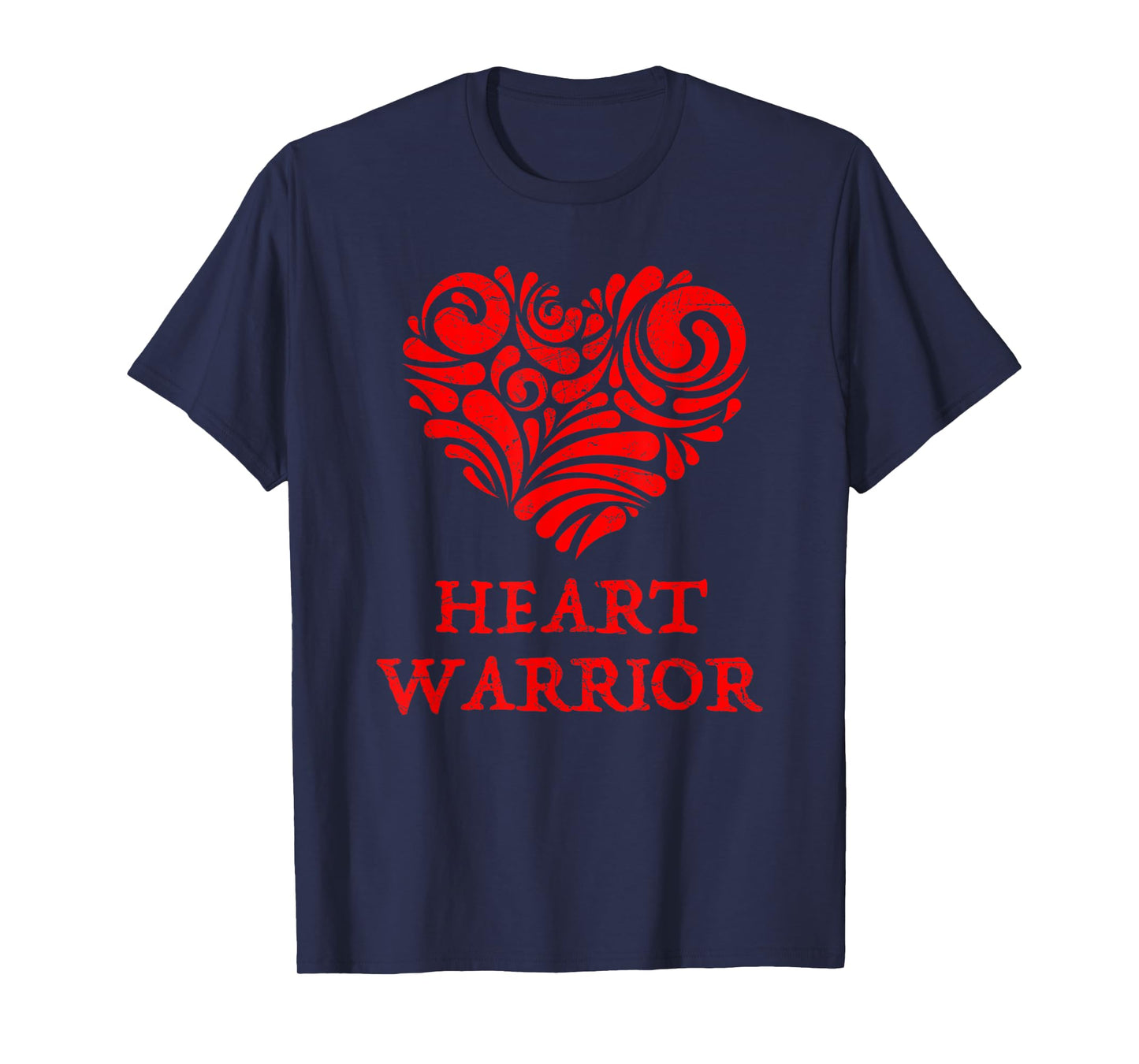 Red Heart Warrior Shirt CHD Awareness Heart Disease Week Tee