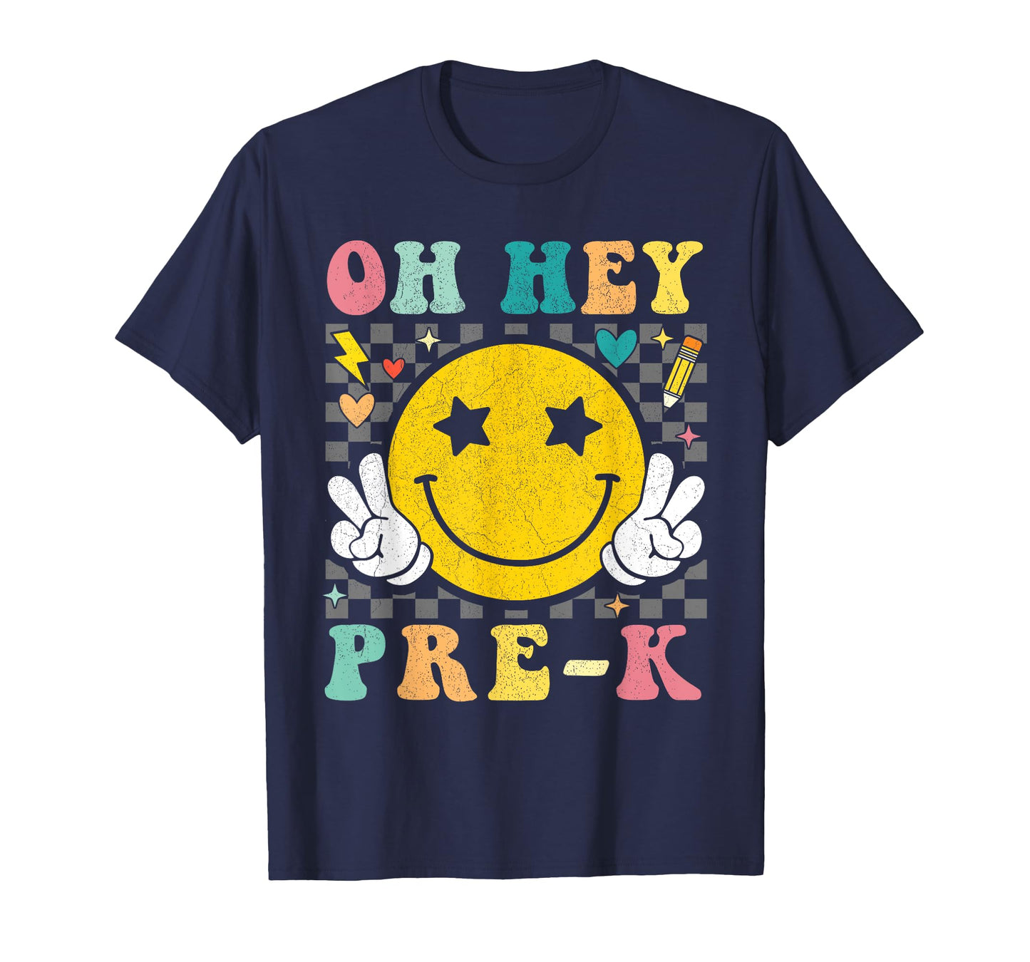 Oh Hey Pre-K Teacher Kids Happy First Day Back To School T-Shirt