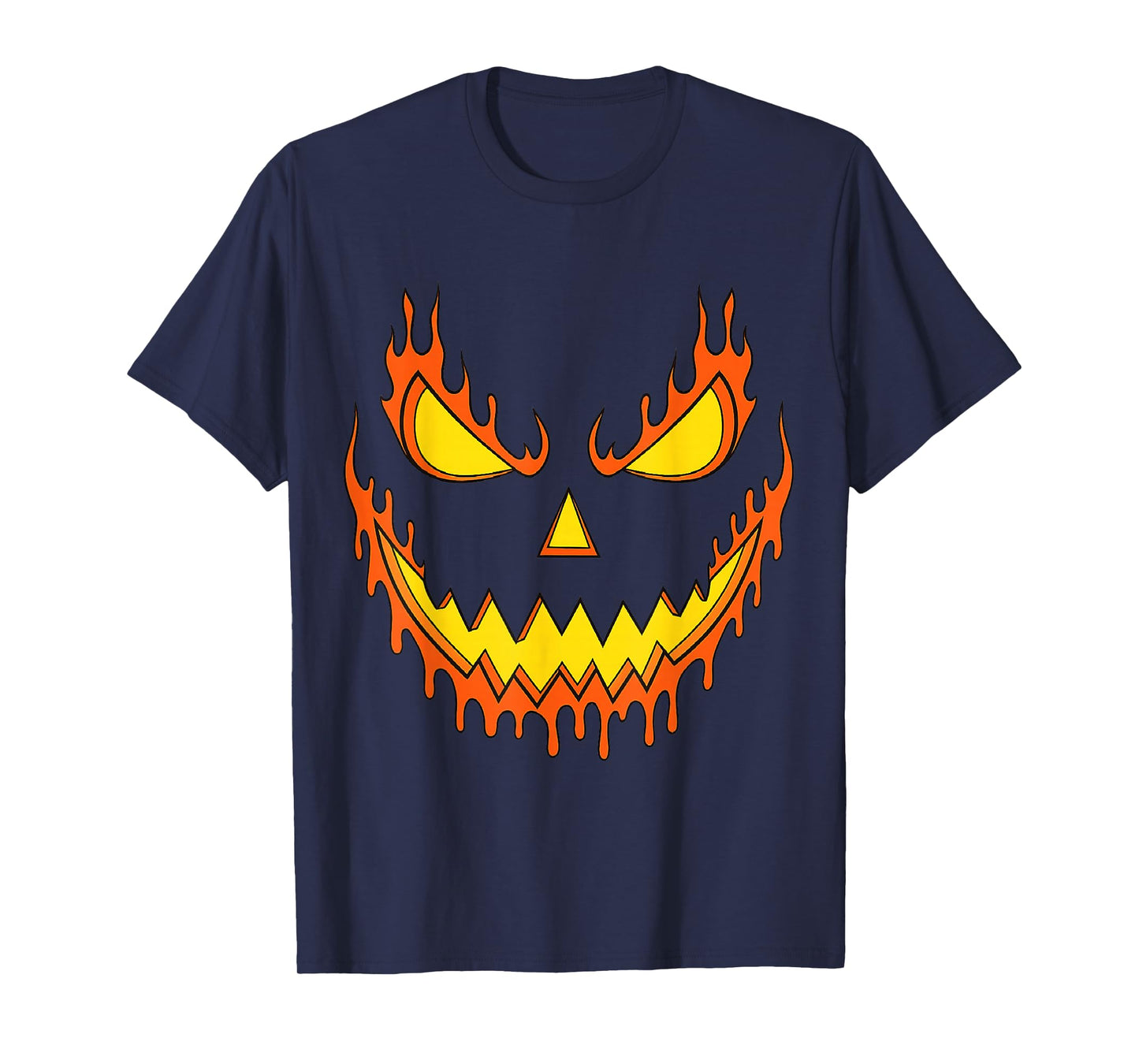 Scary Jack o Lantern JackoLantern Halloween Pumpkin Face T-Shirt