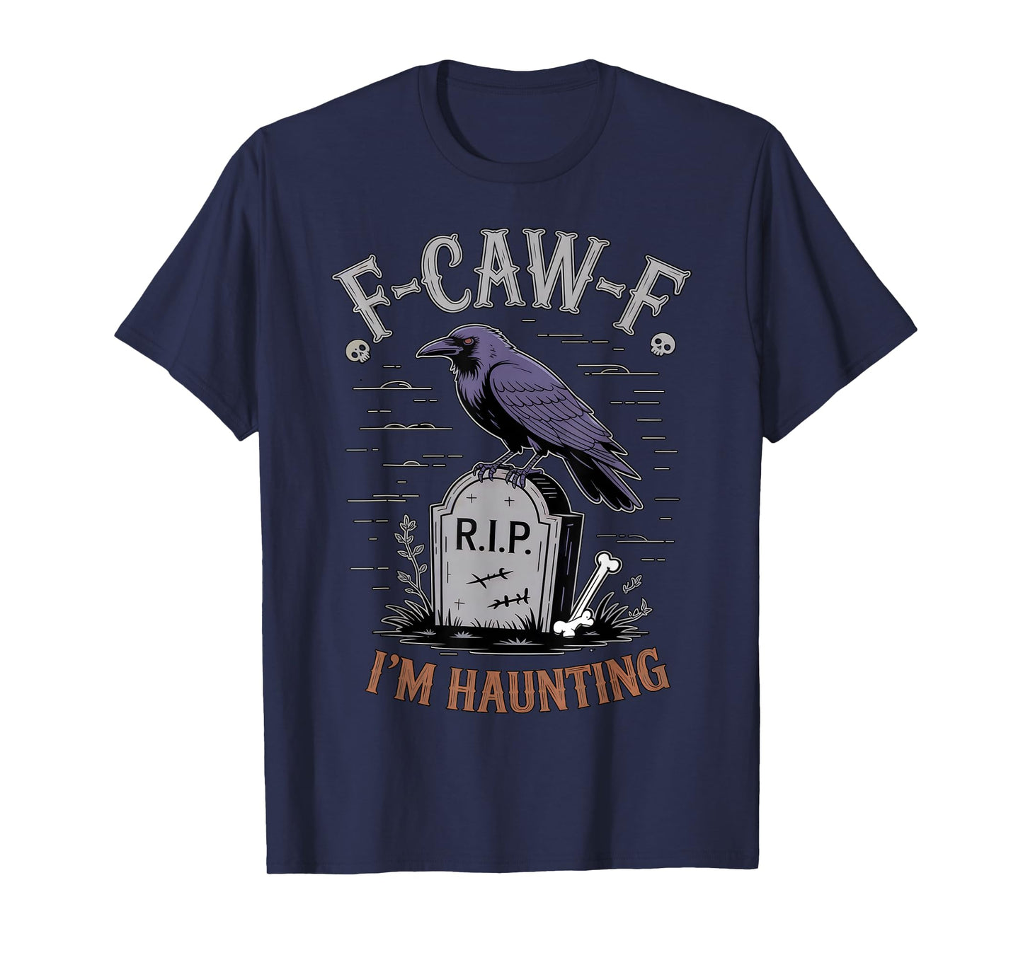 Black Crow, F-Caw-F Funny Black Bird Moon Bird Lover f-caw-f T-Shirt