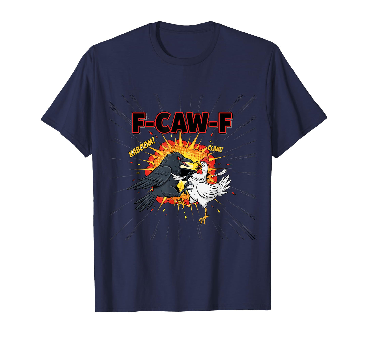Funny F-CAW-F Meme Parody for F-Kaw-F Crow Fans Vintage T-Shirt
