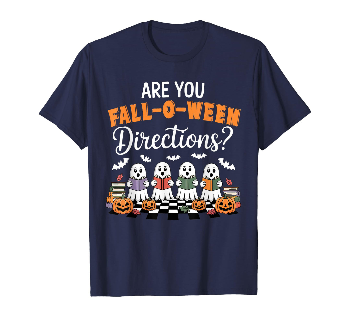 Funny Halloween Teacher Joke are You Fall O Ween Directions T-Shirt