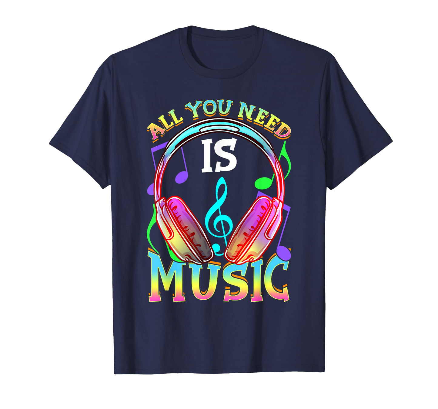 All you need is music, DJ Headphones - Music lover producer T-Shirt