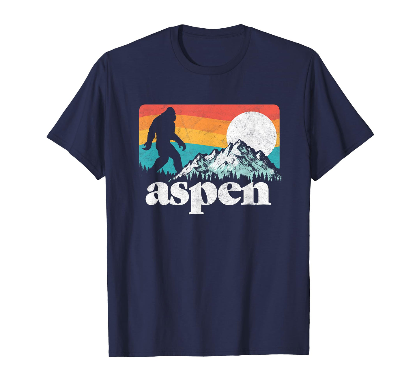 Aspen Colorado Bigfoot Mountains T-Shirt