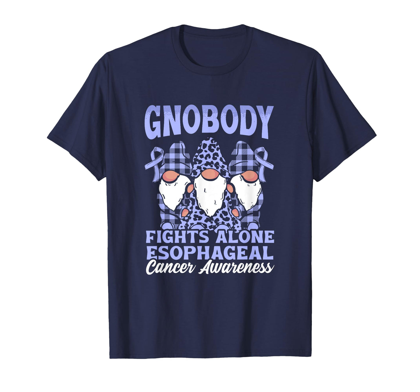 Gnobody Fights Alone Esophagus Esophageal Cancer Awareness T-Shirt