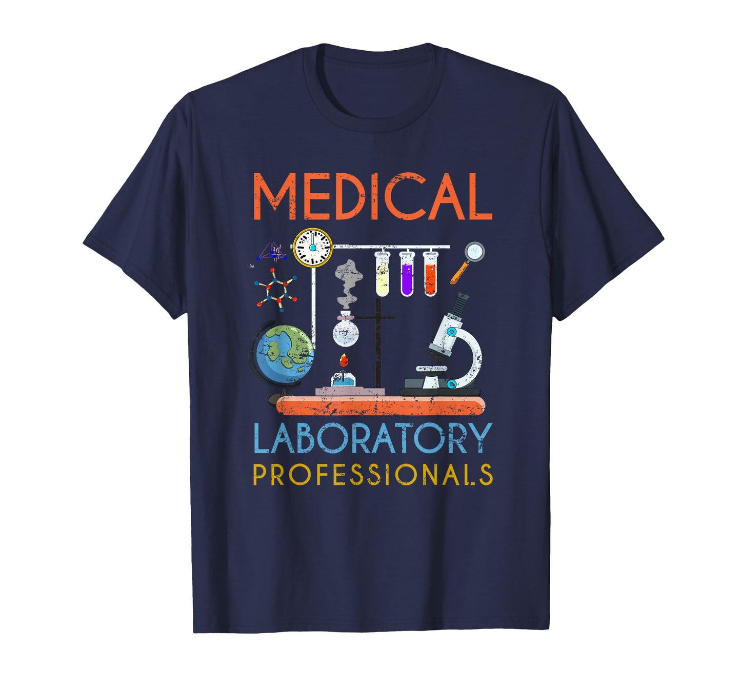 Med Lab Science Microscope Medical Laboratory Professionals T-Shirt