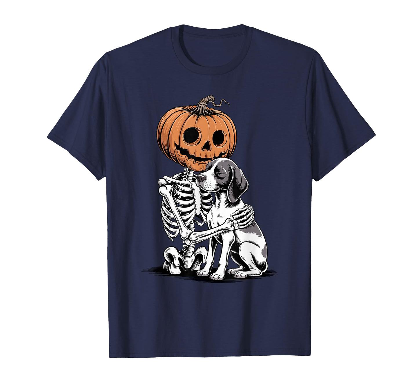 Halloween Skeleton German Shorthaired Pointer Dog GSP T-Shirt