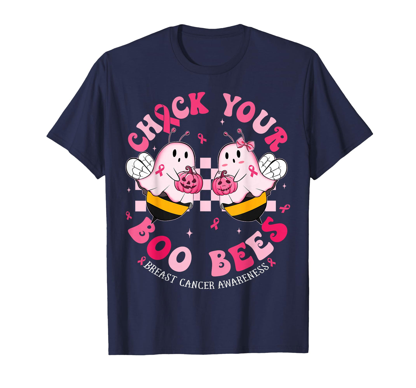 Breast Cancer Awareness Halloween Costume for Women Support T-Shirt
