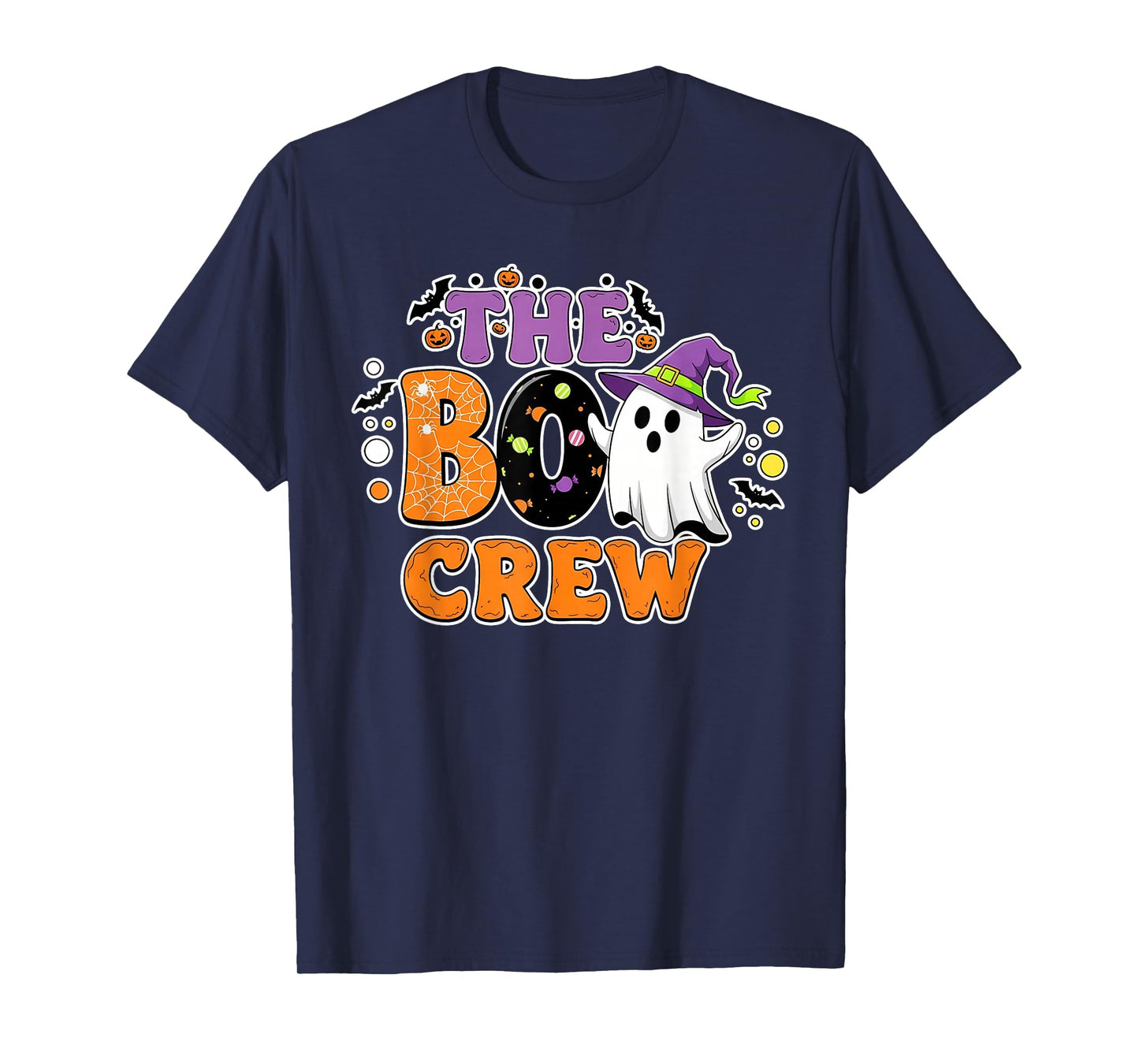 Halloween The Boo Crew Cute Ghost Spooky Family Matching T-Shirt