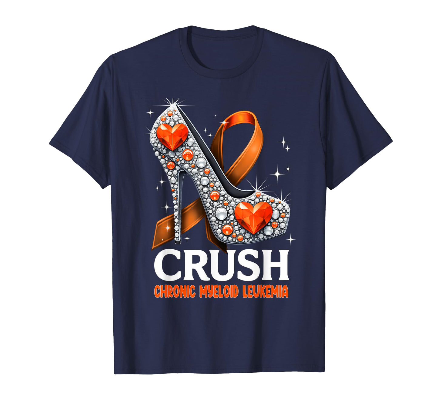 Girl Women Crush Chronic Myeloid Leukemia Awareness T-Shirt