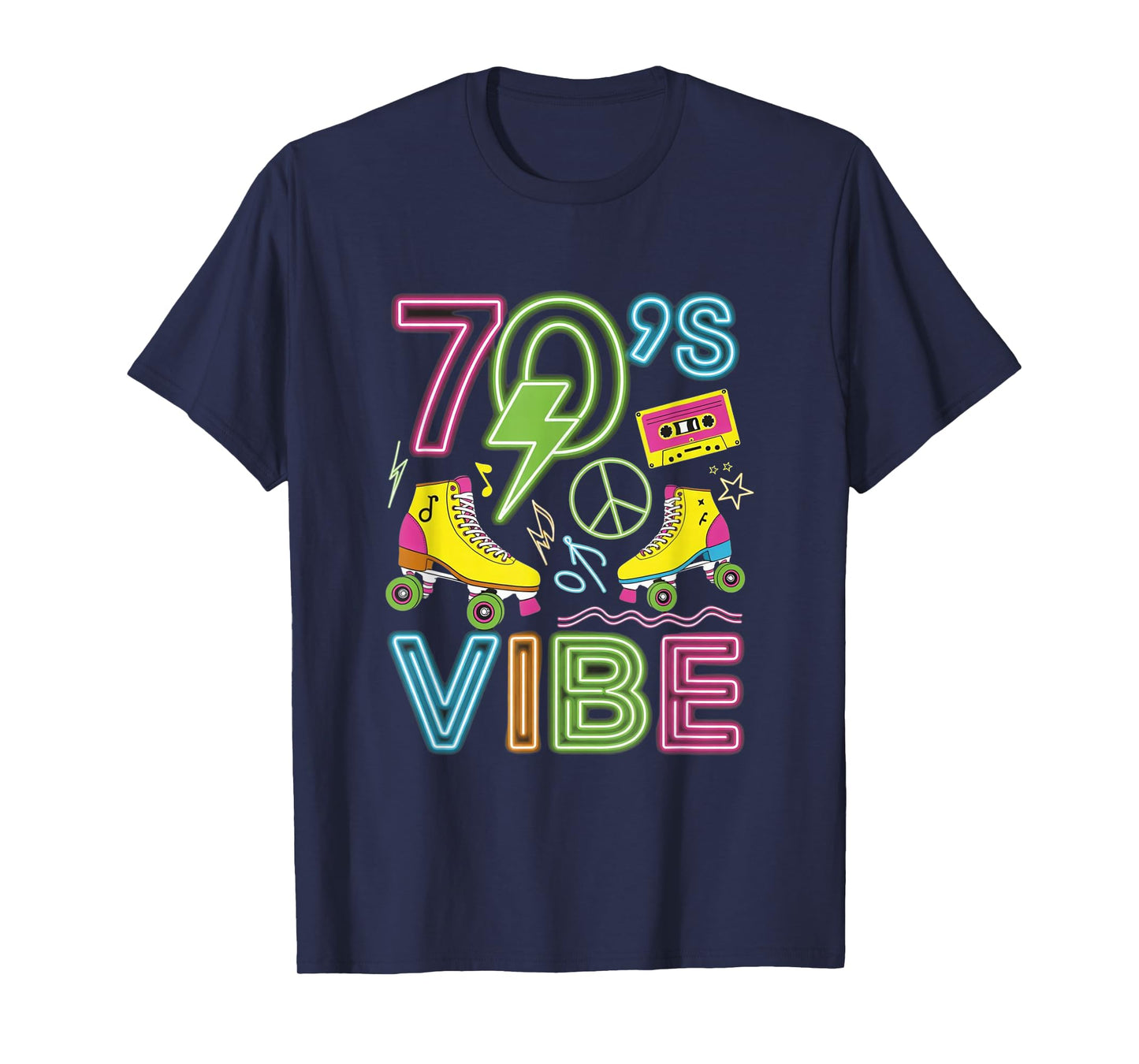 70s Vibe 1970s Fashion Theme Party Outfit Seventies Costume T-Shirt