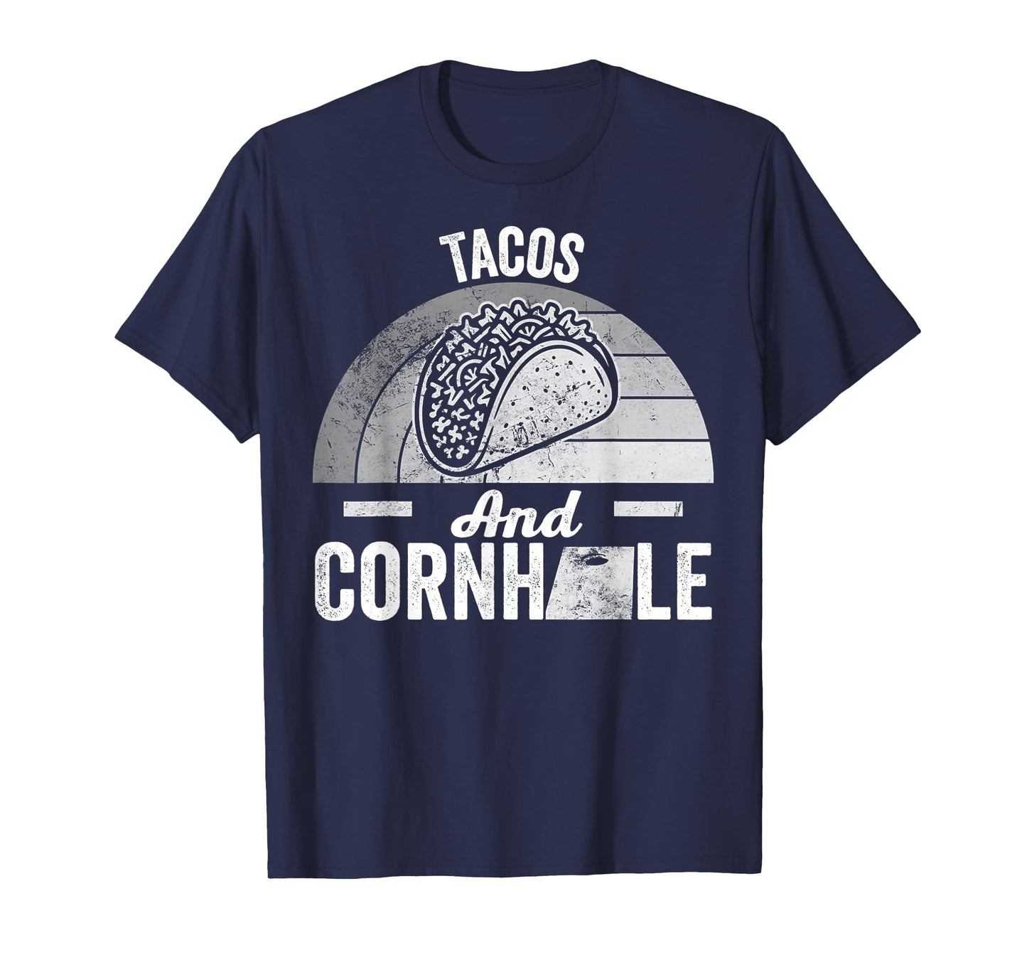 Tacos and Cornhole Enthusiast Style T-Shirt