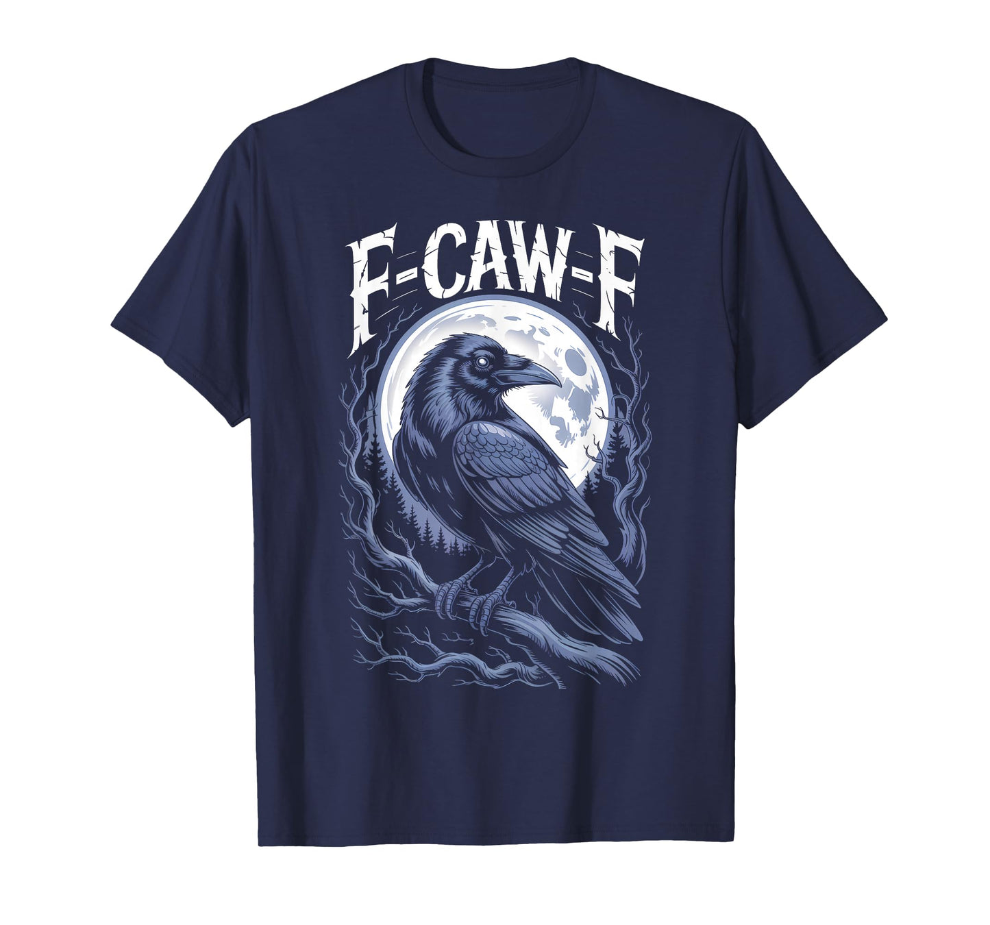 Funny F-Caw-F Black Crow Sound Meme Humor T-Shirt