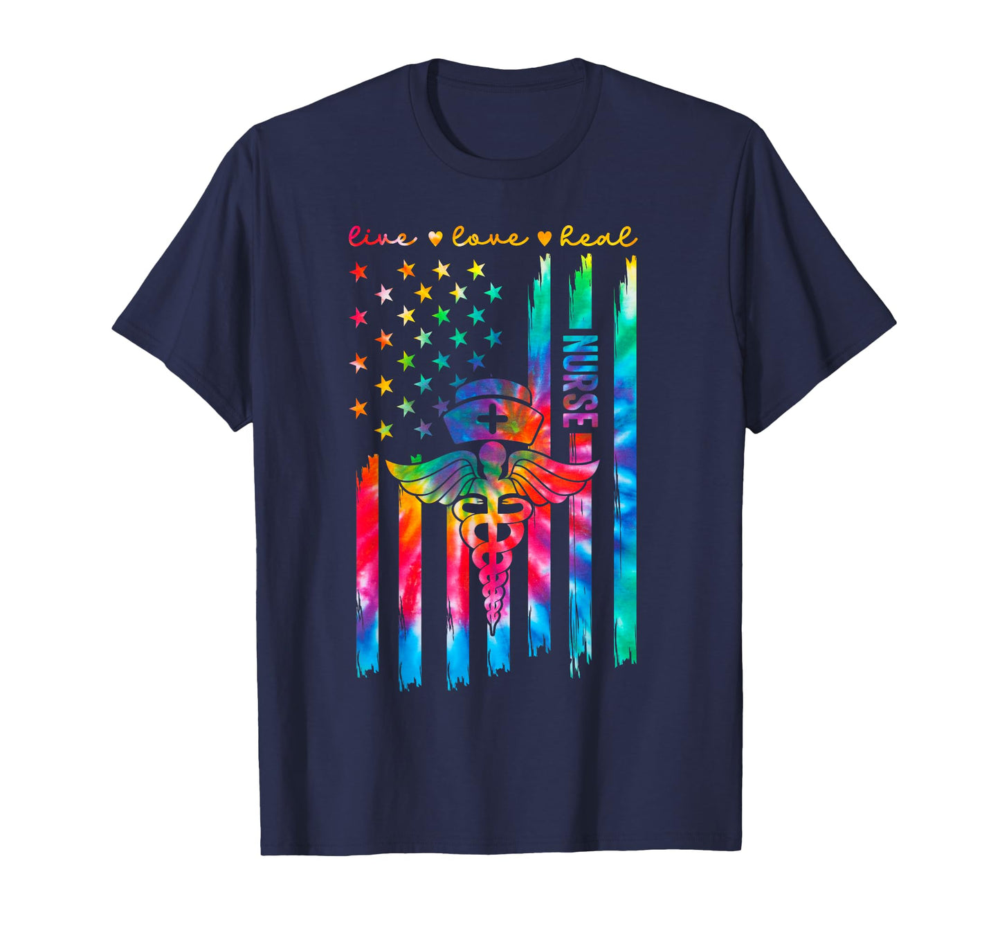 Nurse's Day Happy Nurse Week 2025 Appreciation Nurse Tie Dye T-Shirt