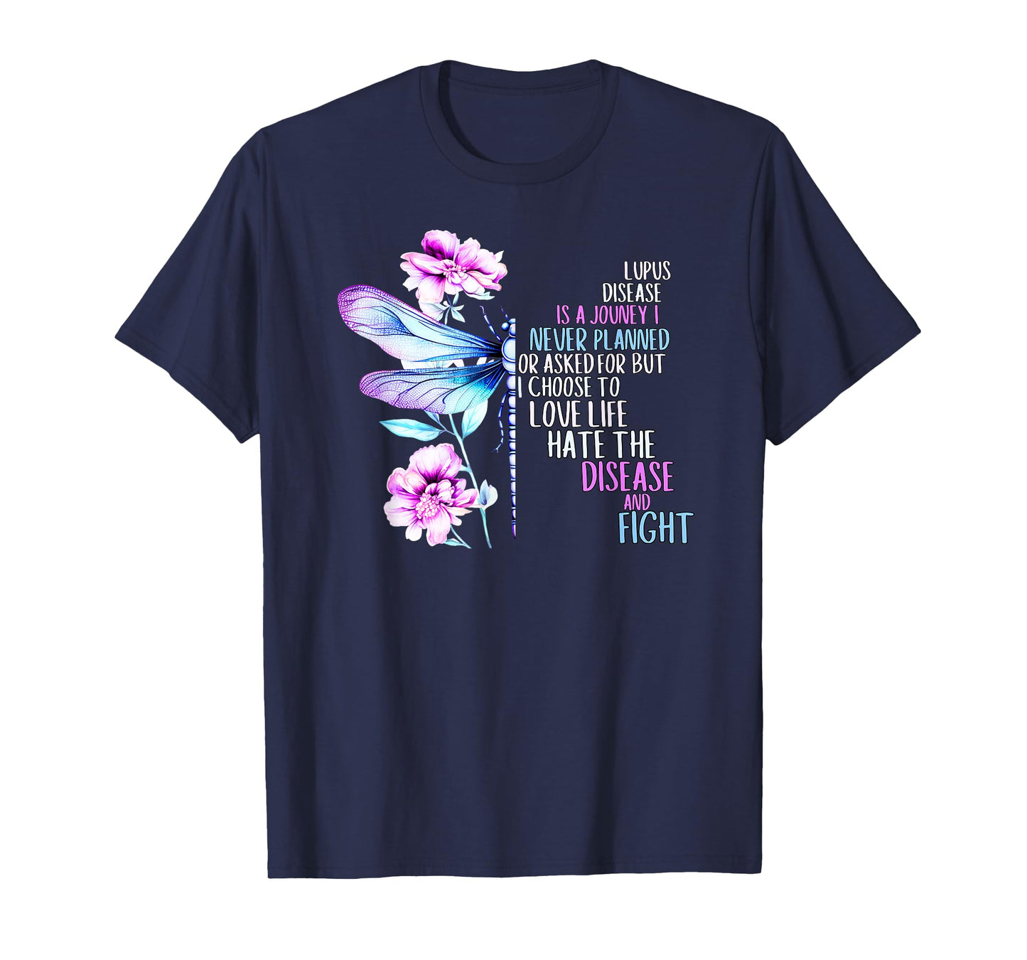 Butterfly Purple Systemic Lupus Erythematosus Awareness 2025 T-Shirt