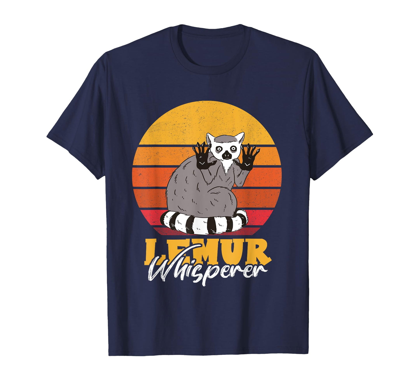 Lemur Cute Lemur Monkey Powered By Lemur Madagascar Animal T-Shirt