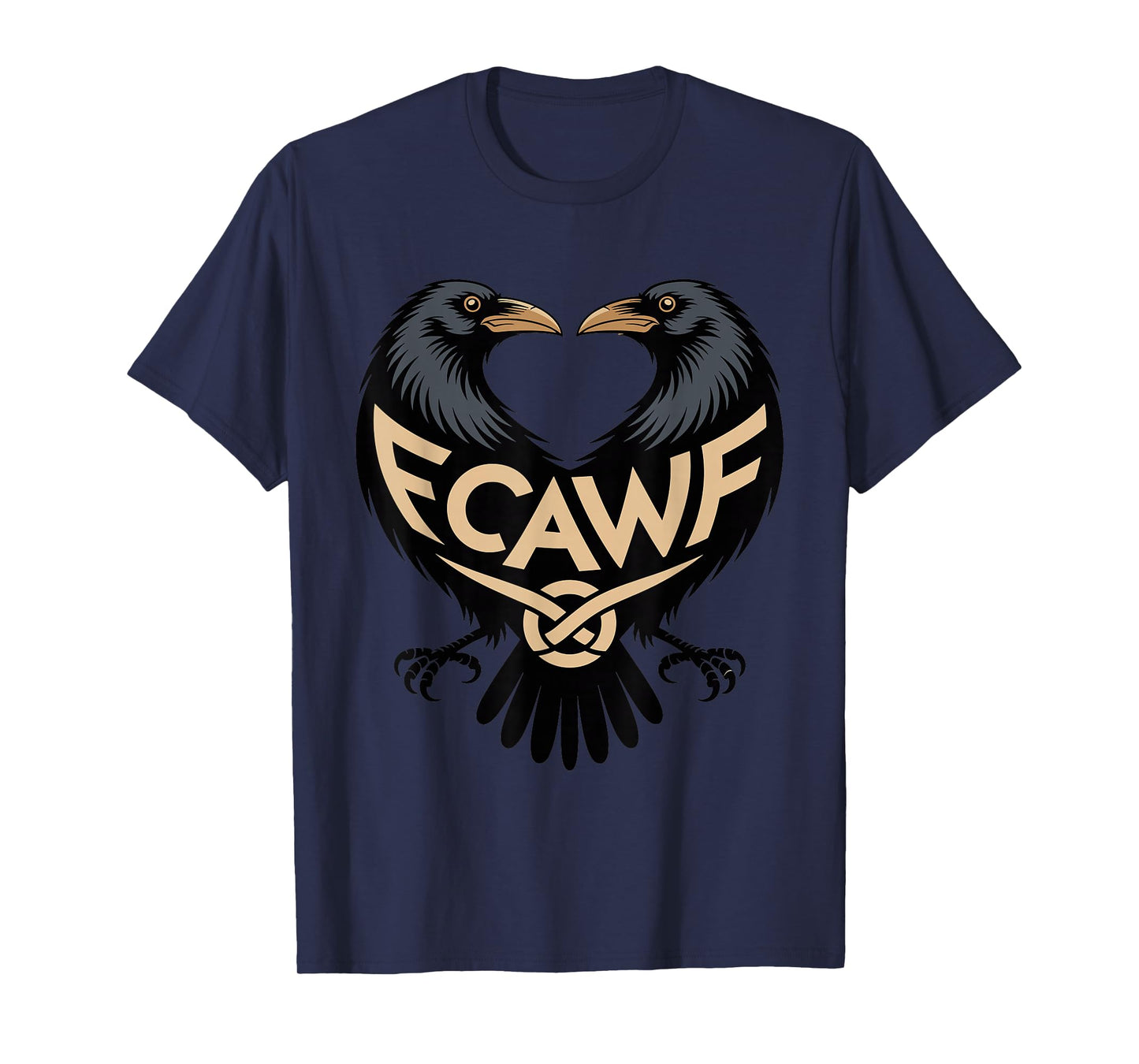 Celtic Raven F-CAW-F Viking & Pagan Knotwork Norse Mythology T-Shirt