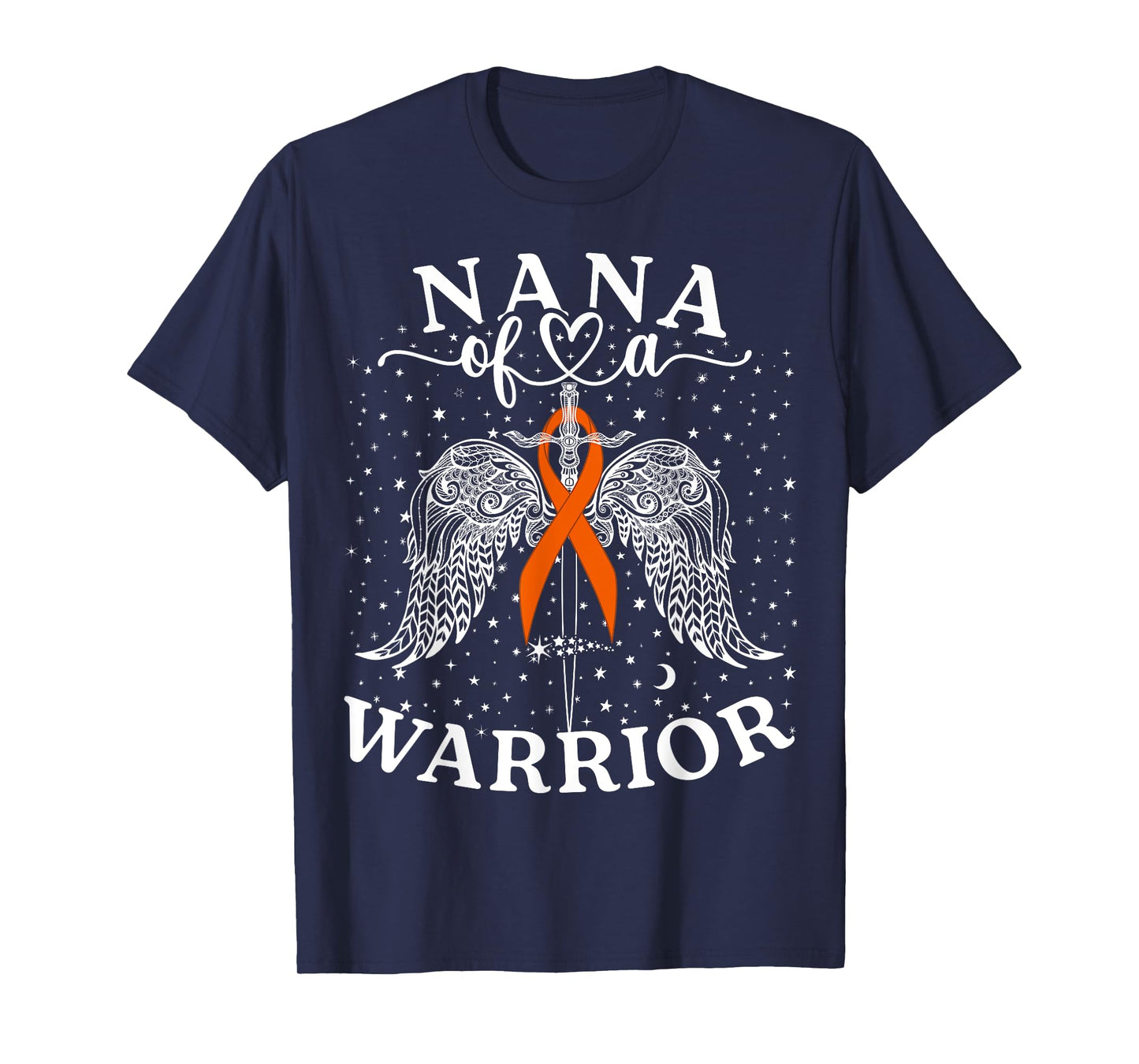 Nana Of A Warrior Leukemia Cancer Awareness Support Squad T-Shirt